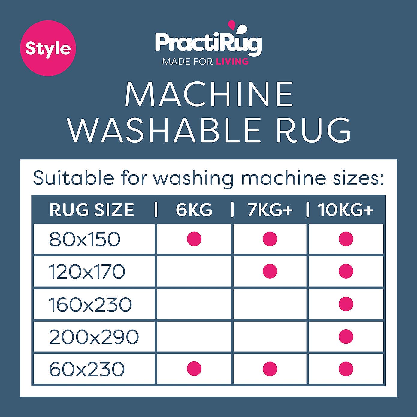 PractiRug Gabriella Washable Runner