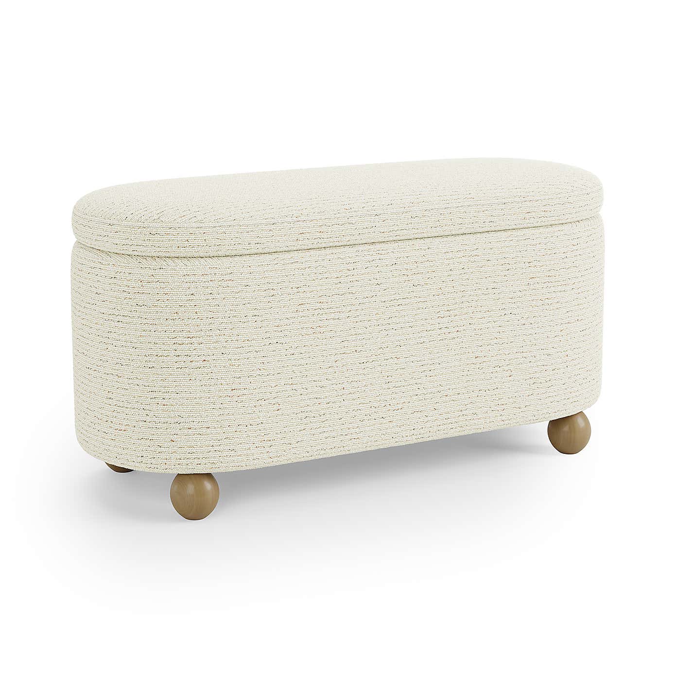 Nylah Boucle Fleck Storage Ottoman
