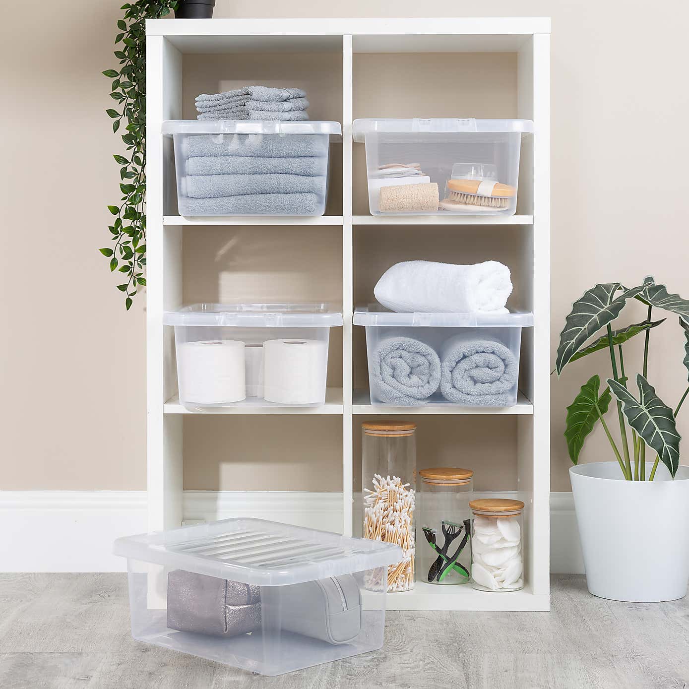 Wham Crystal Set of 5 Storage Boxes & Lids