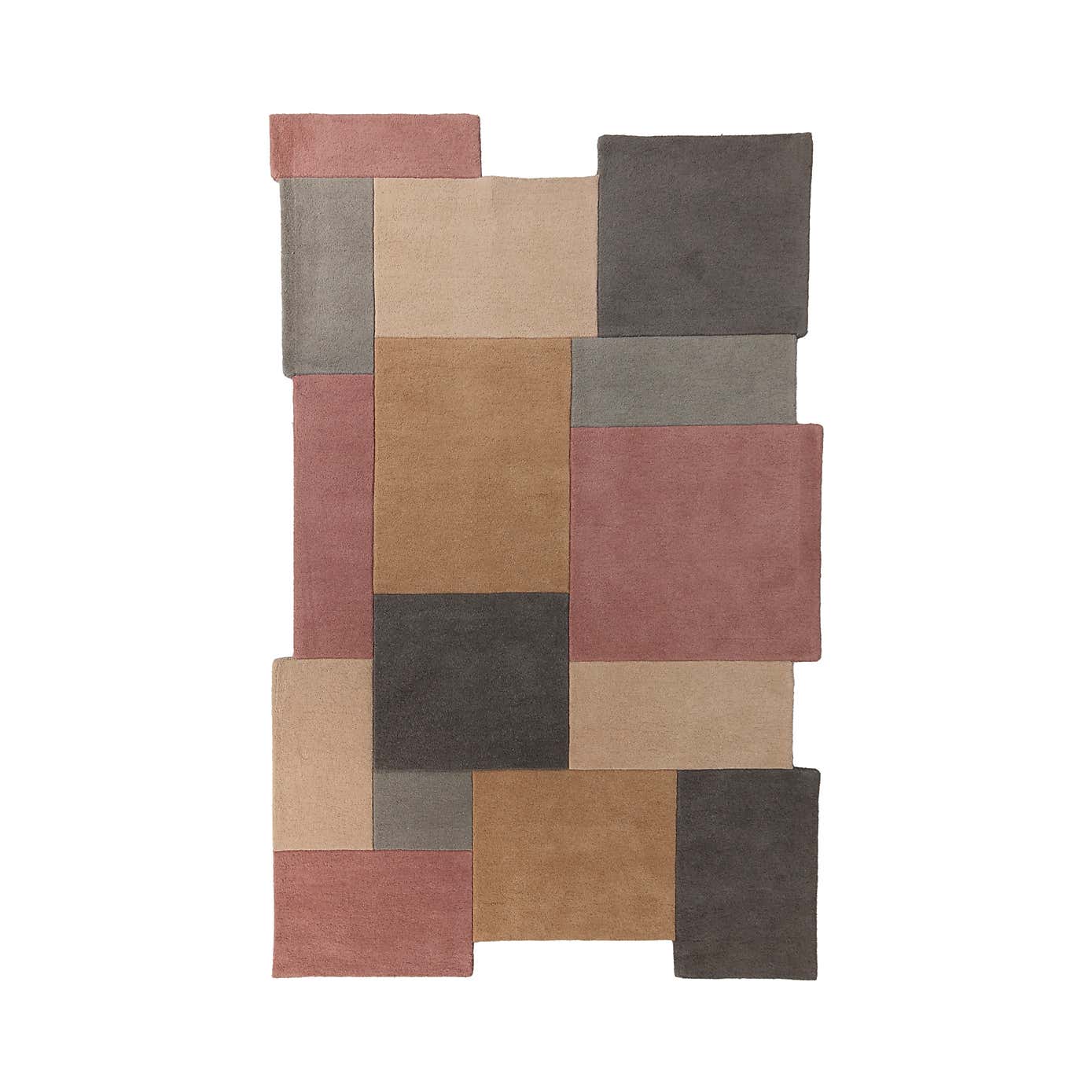 Abstract Collage Rug