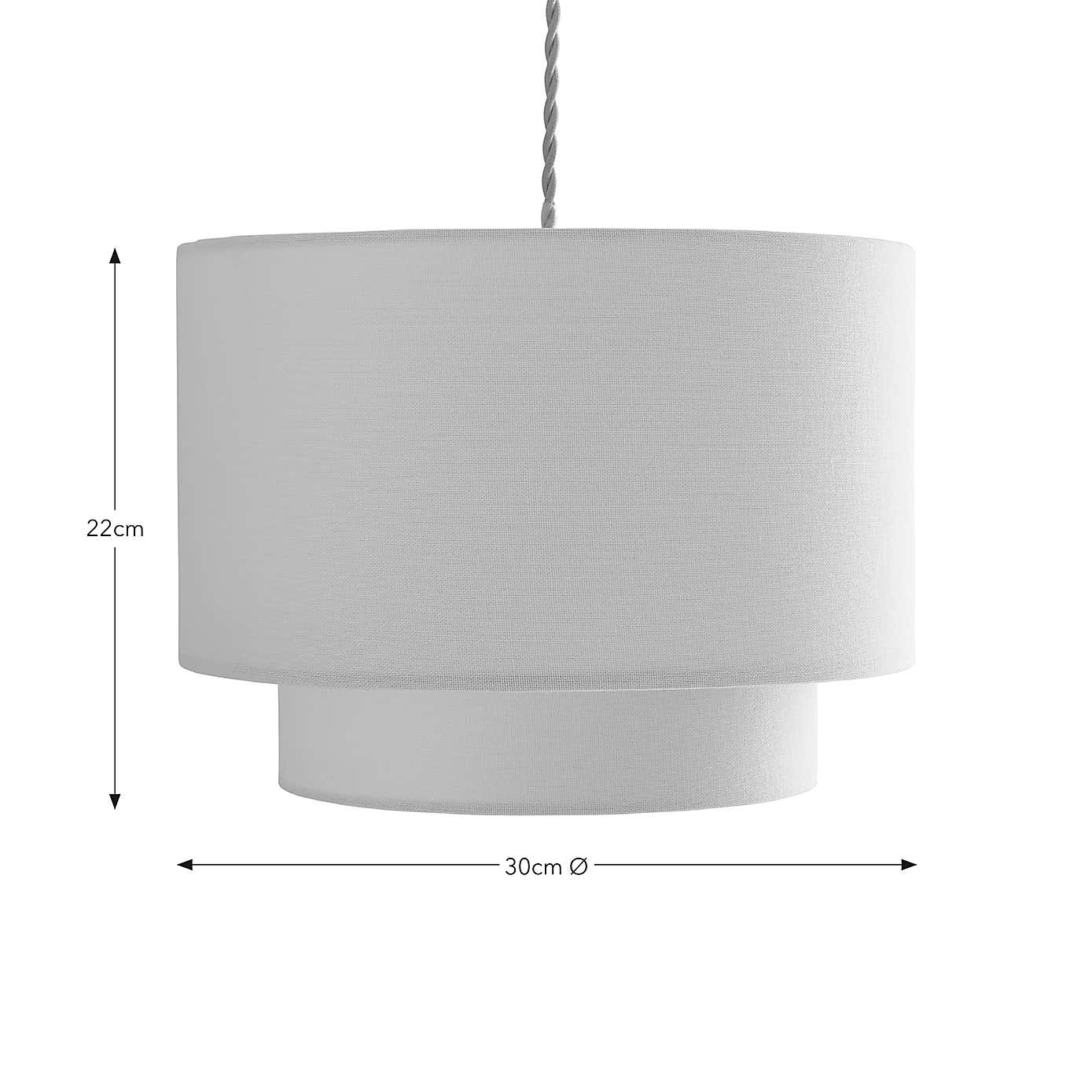 Luna Two Tier Shade 30cm