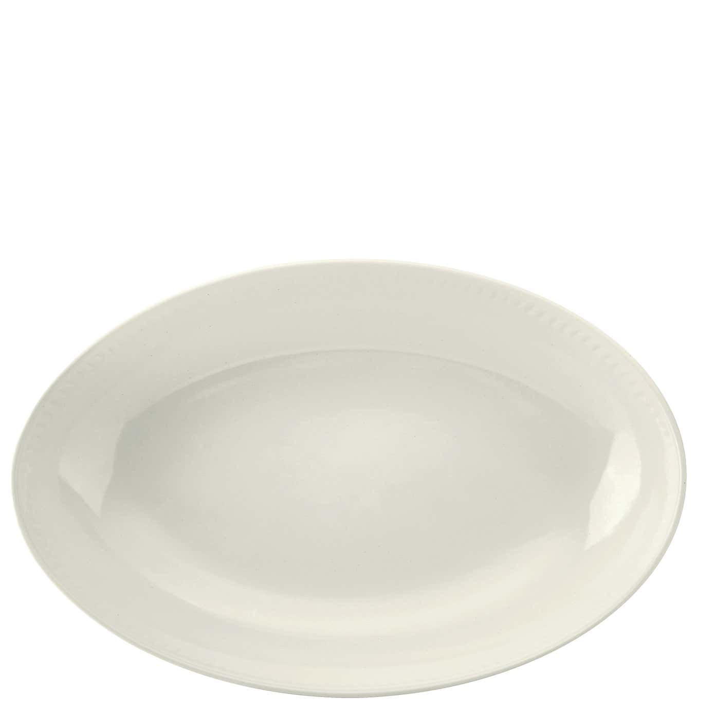 Mikasa Cranbourne White Ceramic Serving Bowl