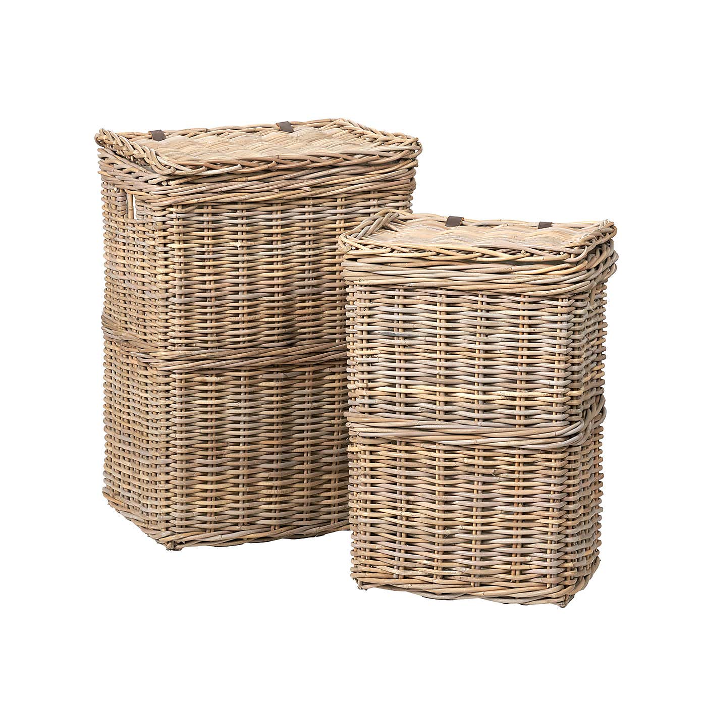 Set of 2 Kubu Rectangular Laundry Baskets