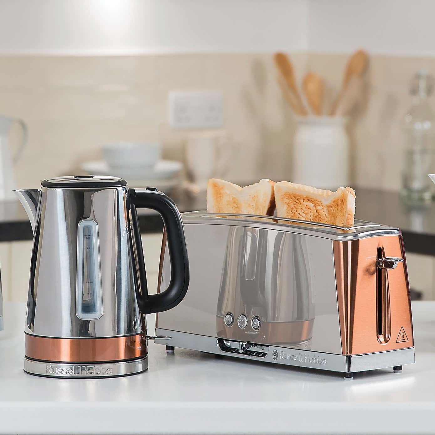 Russell Hobbs Luna 2 Slice Stainless Steel Toaster