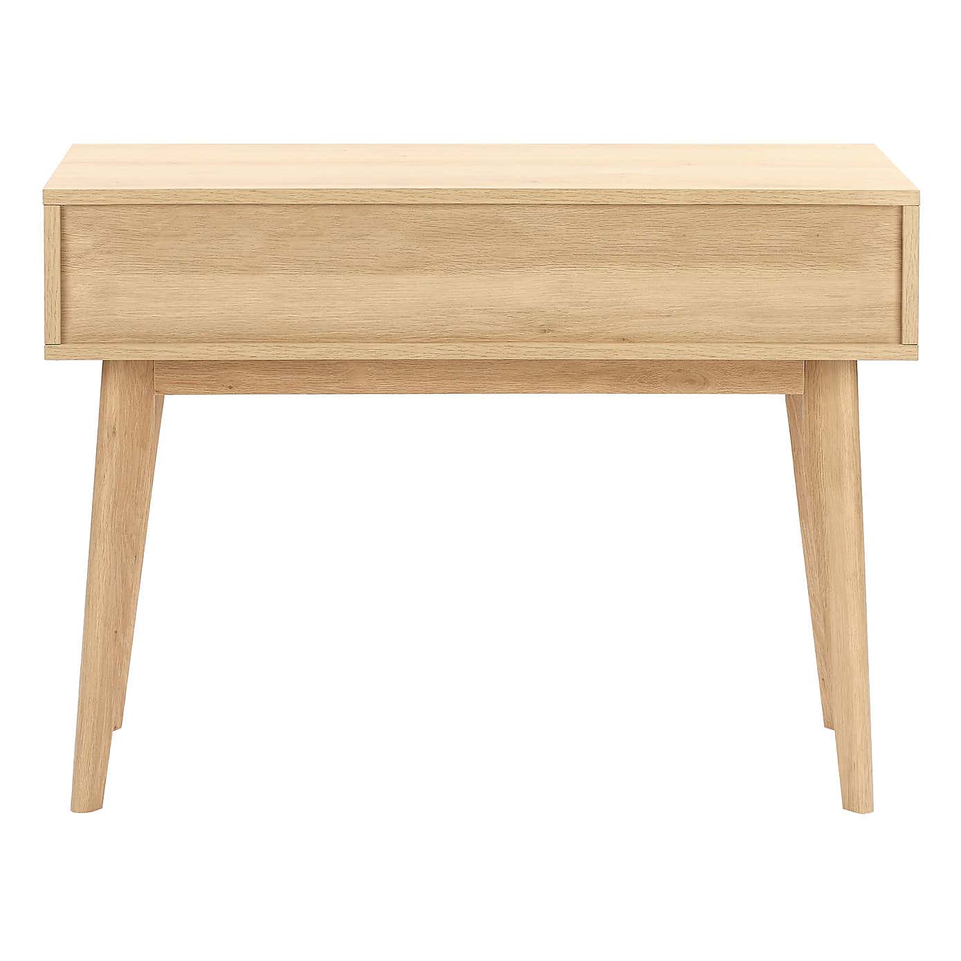 Java Console Table, Light Oak