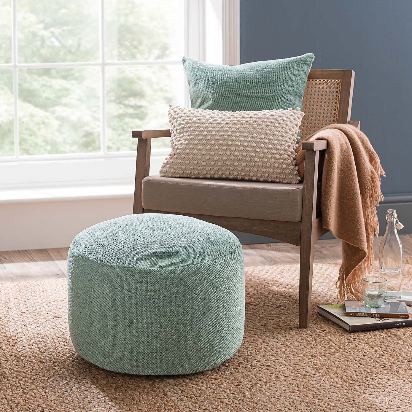 Arley Cotton Pouffe