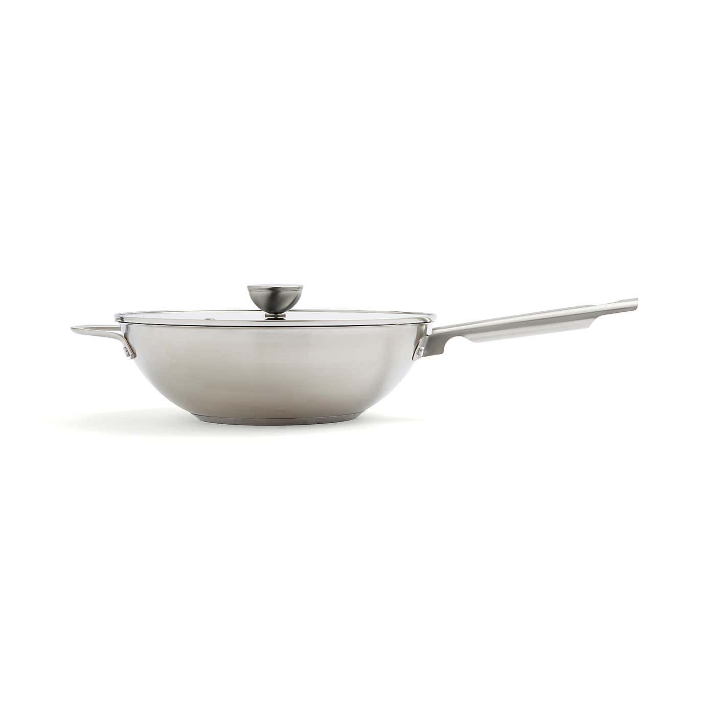 Recycled Stainless Steel Wok, 28cm
