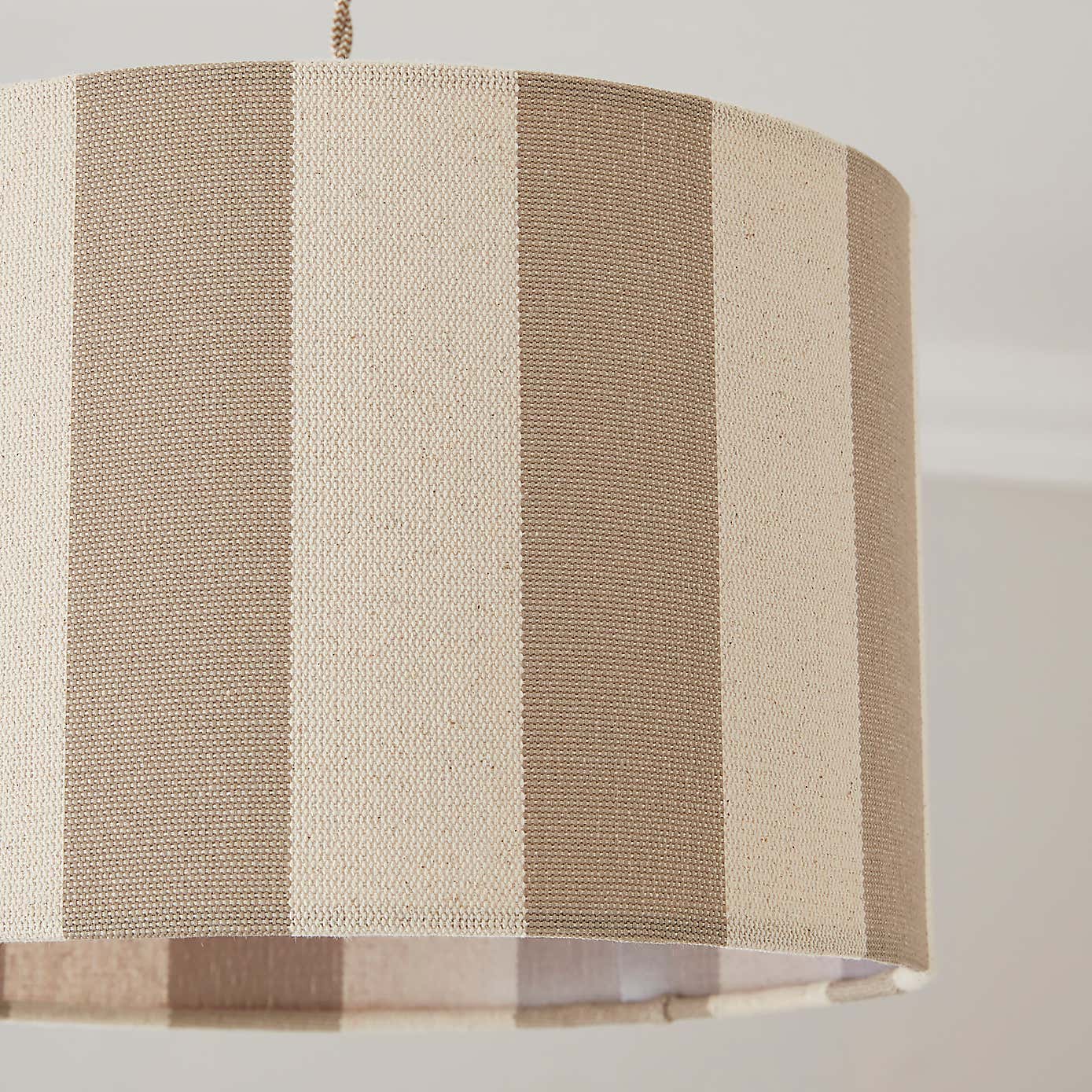 Beatrice Stripe Drum Lamp Shade