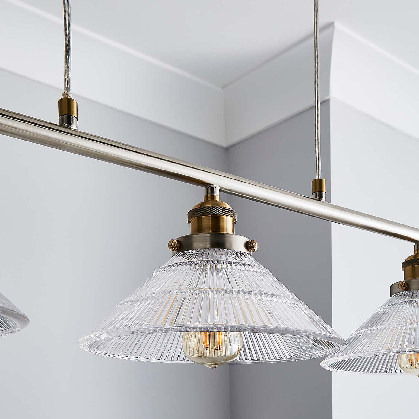 Logan 3 Light Diner Ceiling Fitting