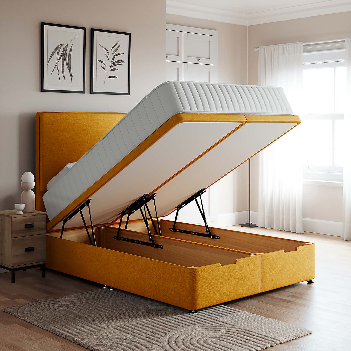 Linen End Ottoman Base