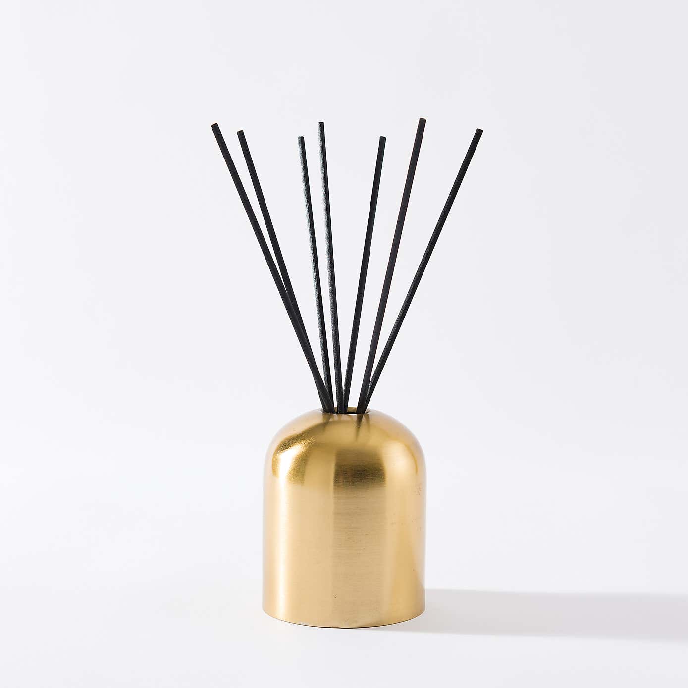 Brushed Gold Floral Honey Diffuser