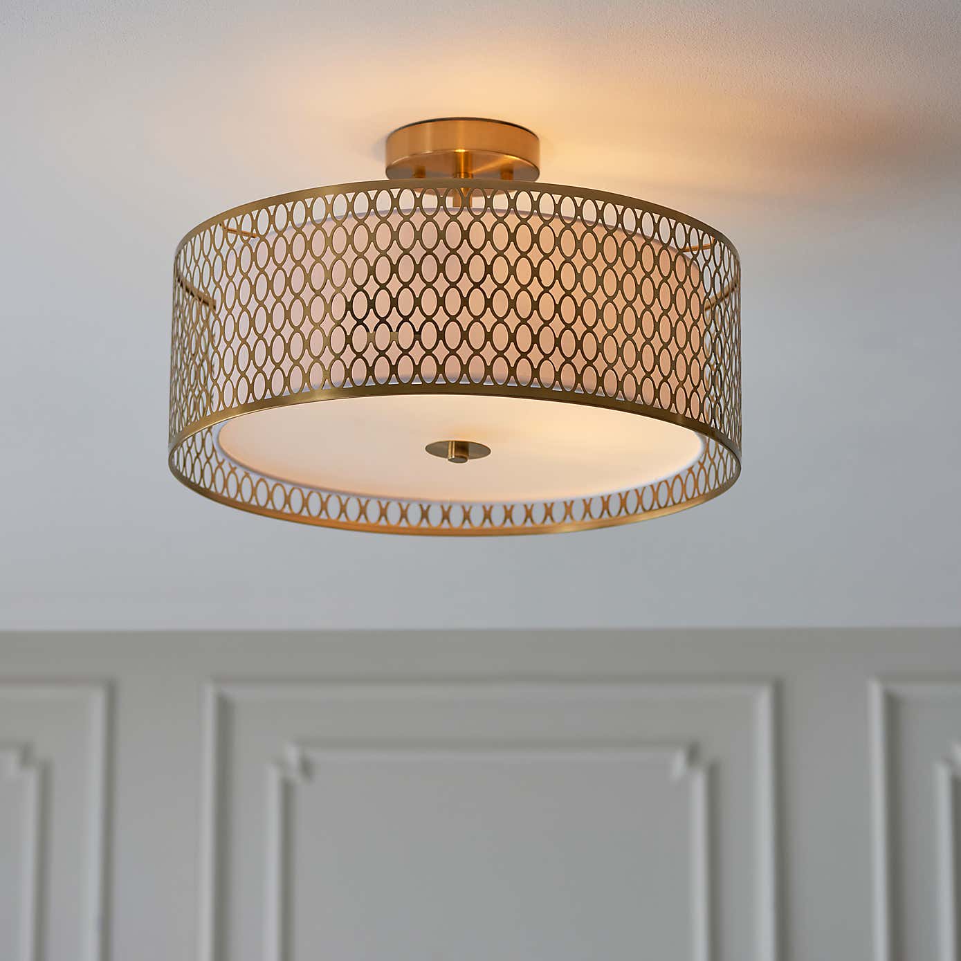 Vogue Toina 3 Light Flush Ceiling Fitting