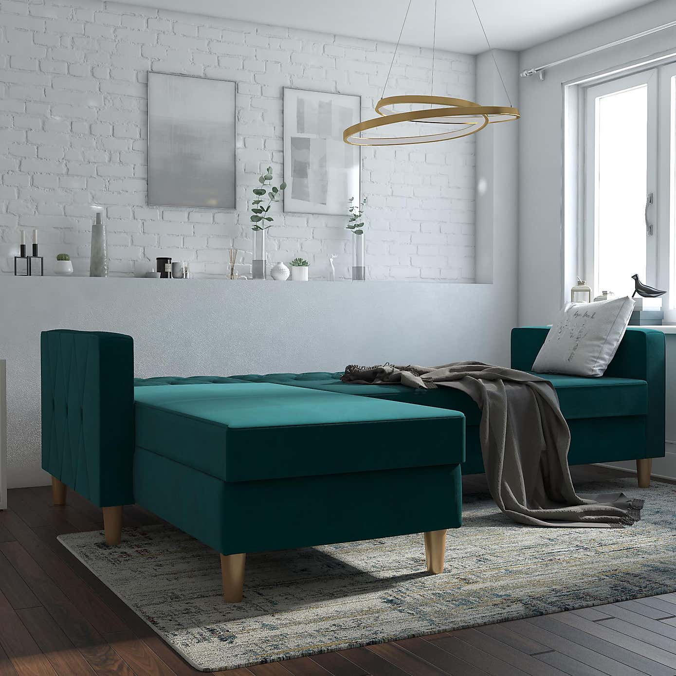 Cosmo Liberty Velvet Futon