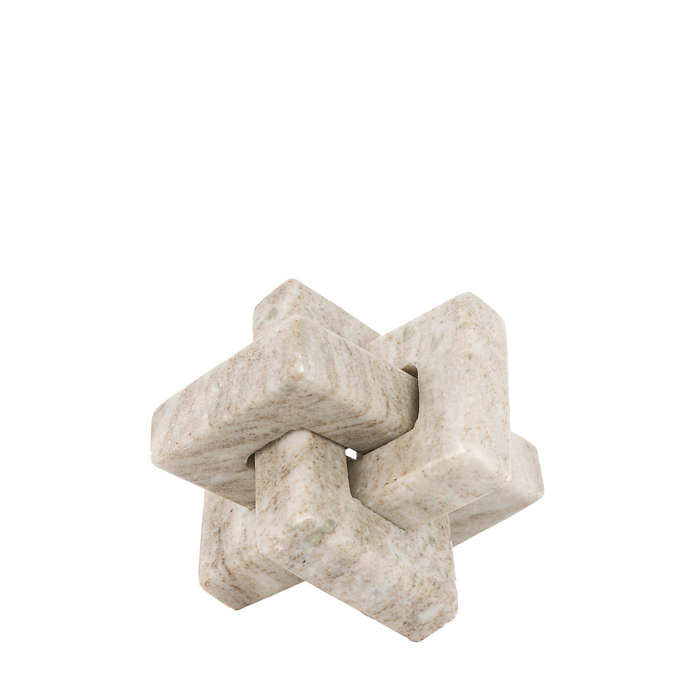 Amadora Marble Square Link Ornament