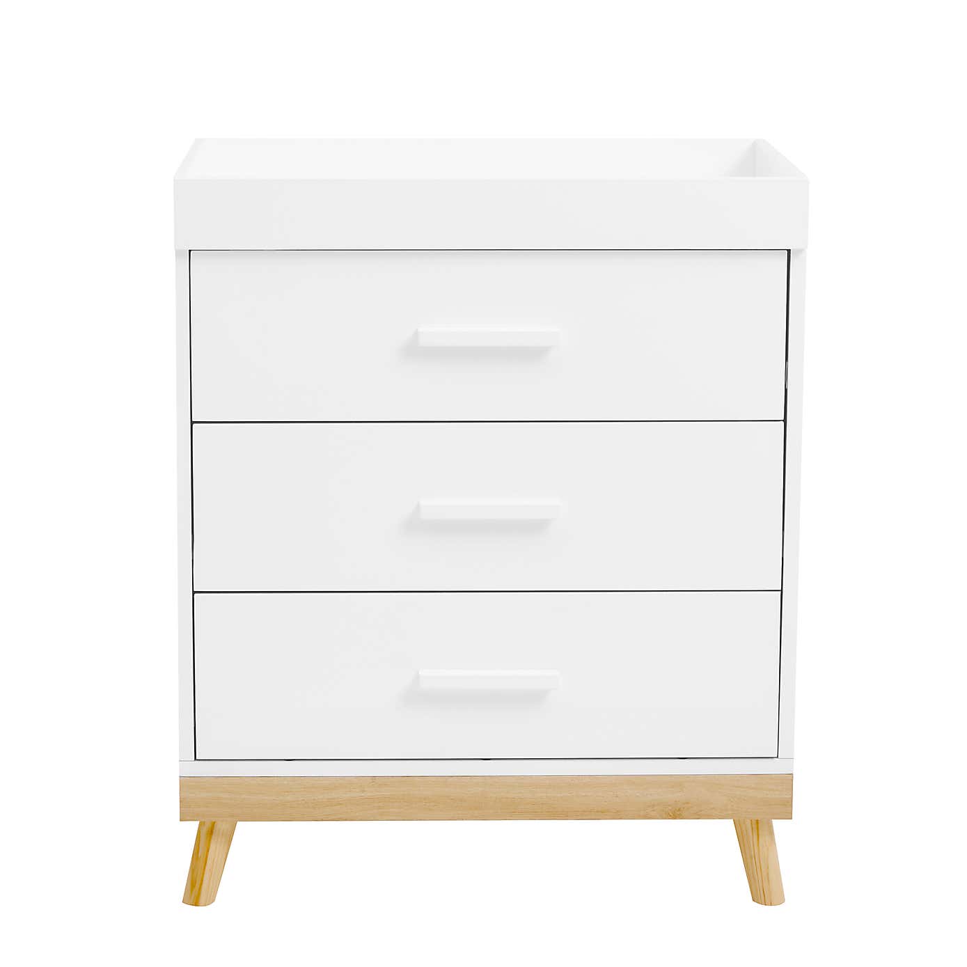 Mona Nursery Chest Changing Table, White