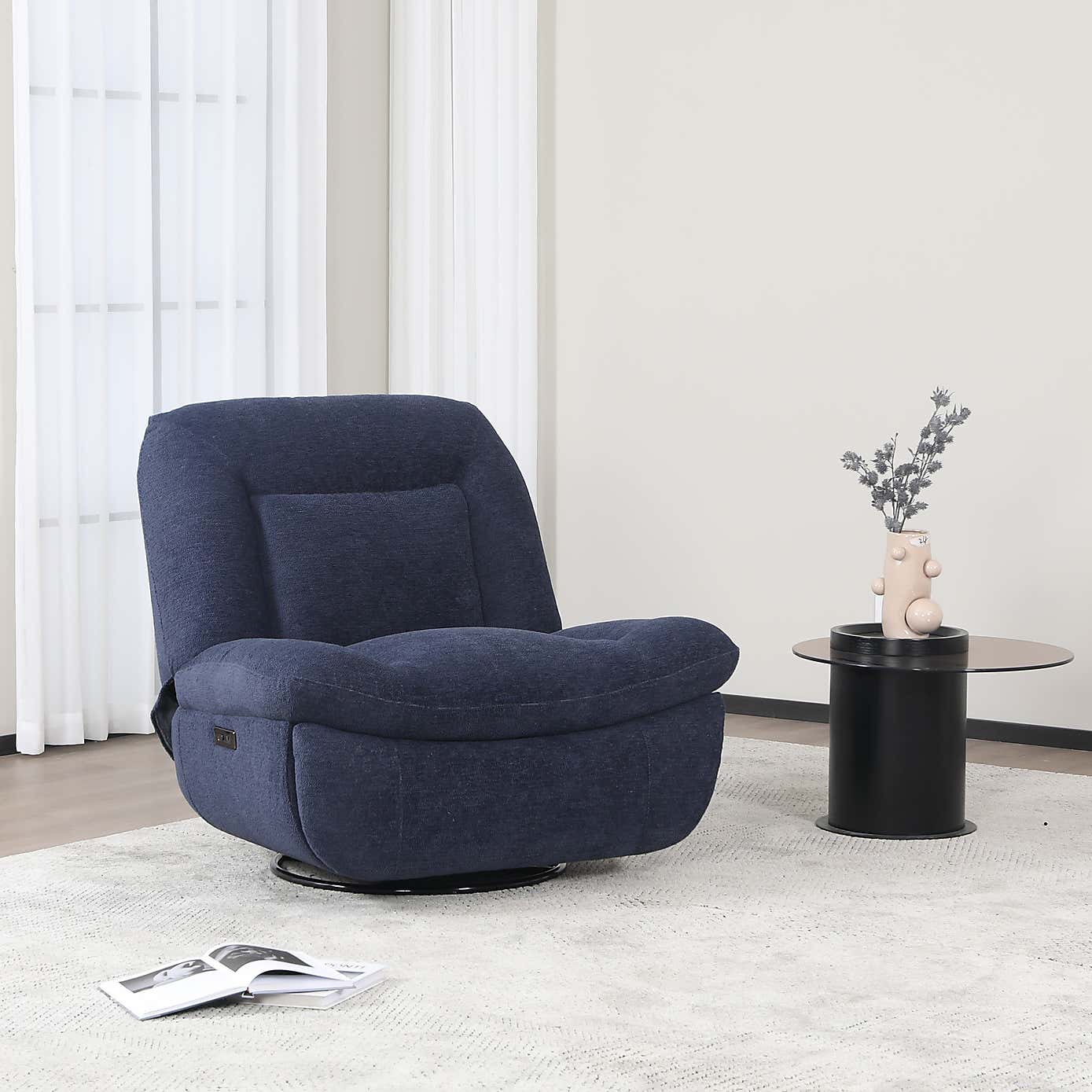 Image Furnishings Ebba Boucle Rocker Recliner Chair
