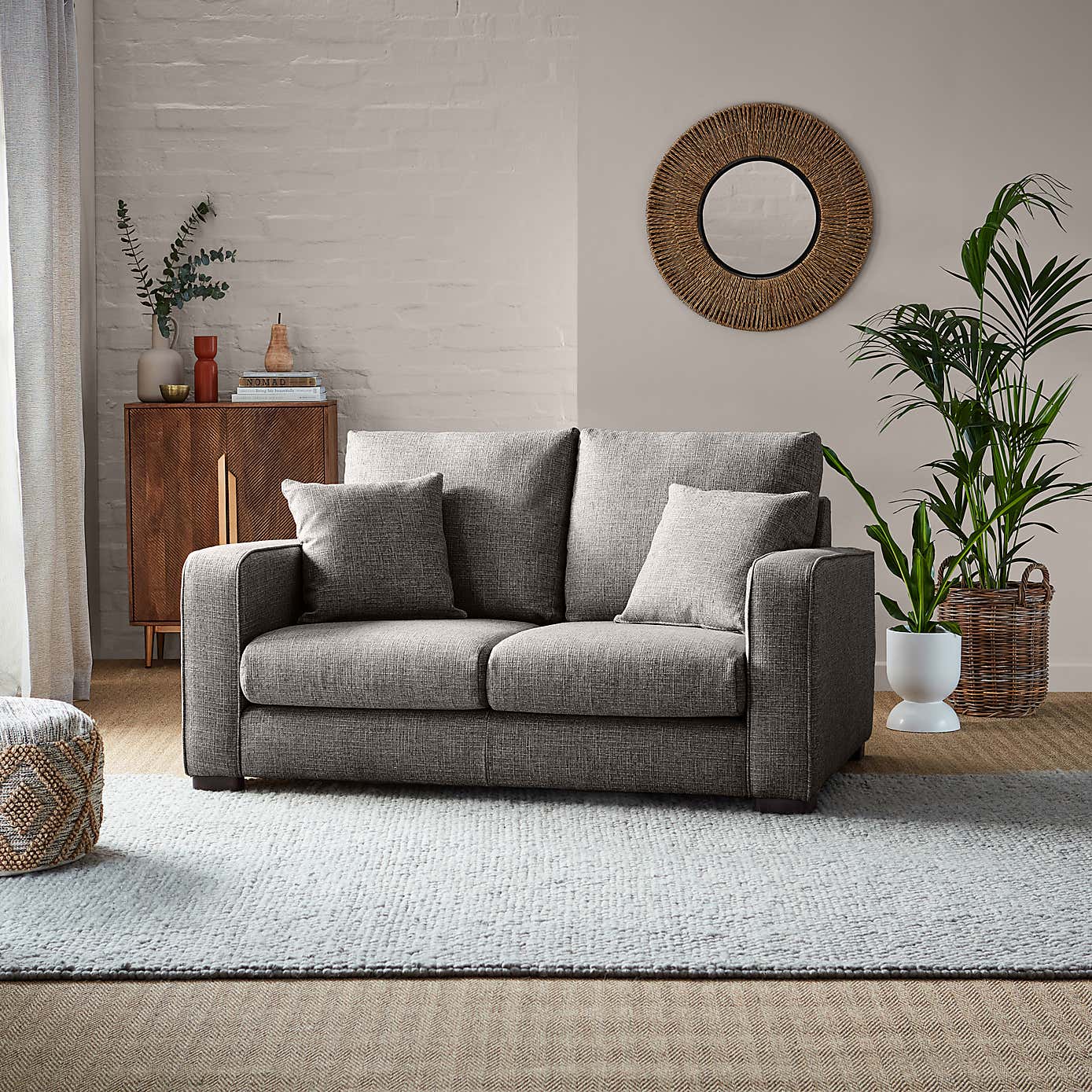 Carson Chunky Multi Weave 2 Seater Sofa