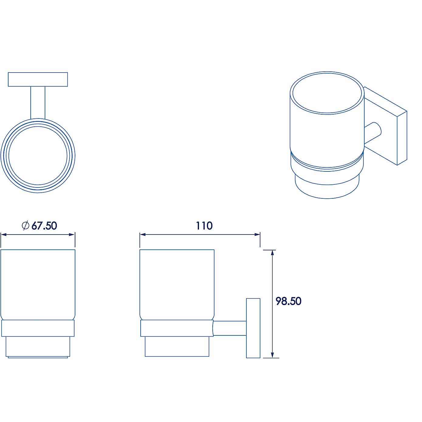 Chester Flexi-FixTM Tumbler & Holder