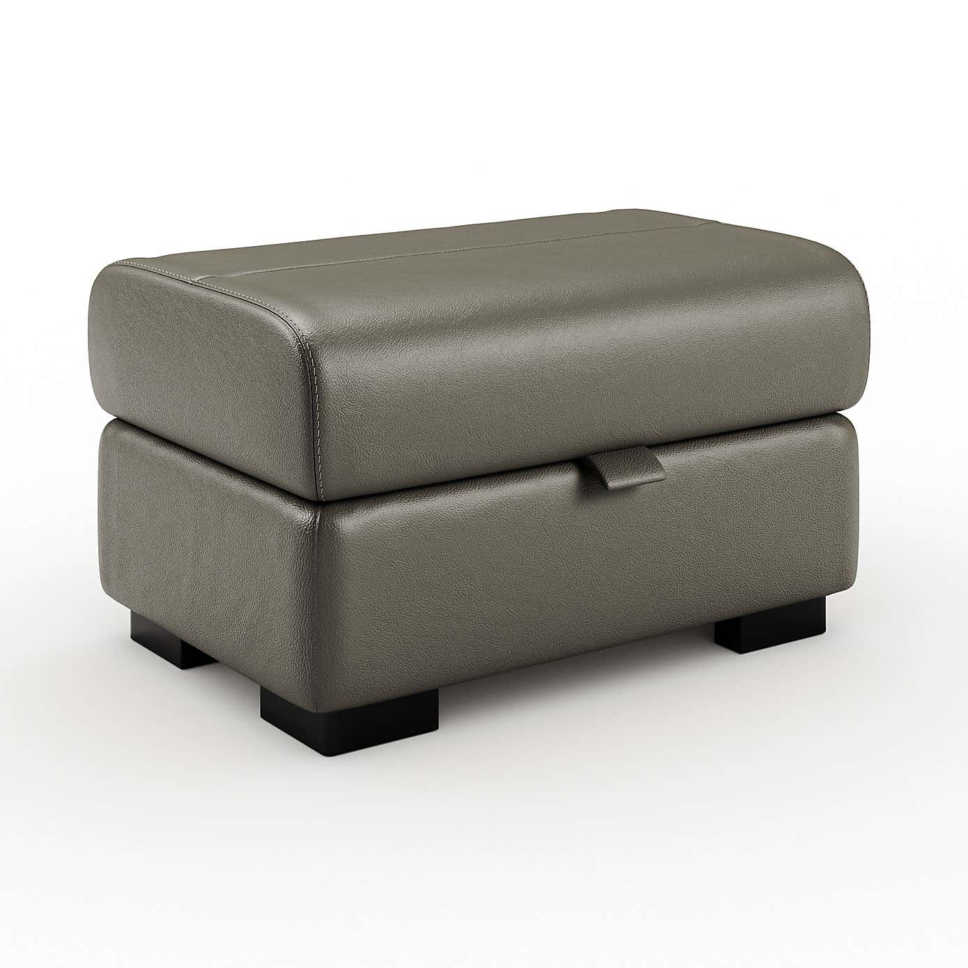 Carson Classic Leather Footstool