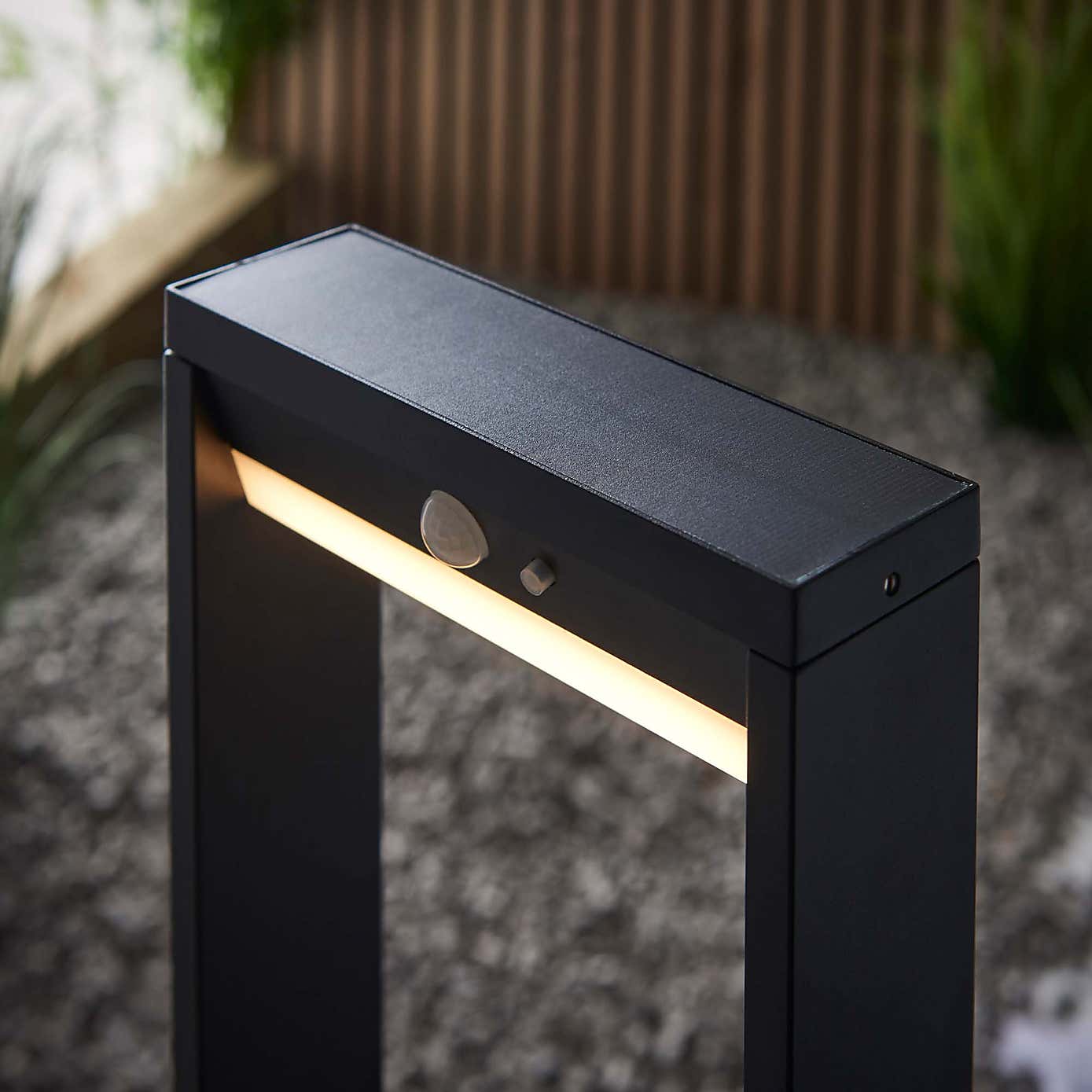 Vogue Callen 50cm Outdoor Solar PIR Floor Light
