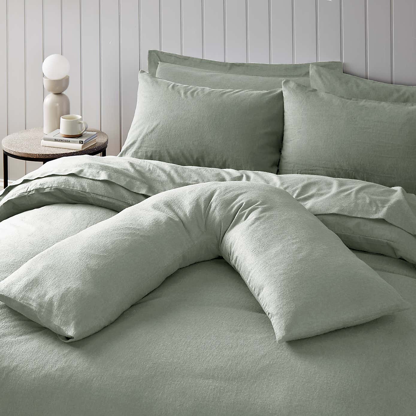 Soft & Cosy Brushed Cotton V-Shape Pillowcase