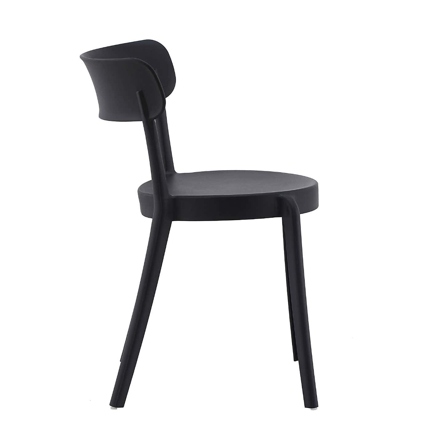 Fusion Living Plastic Bistro Dining Chair