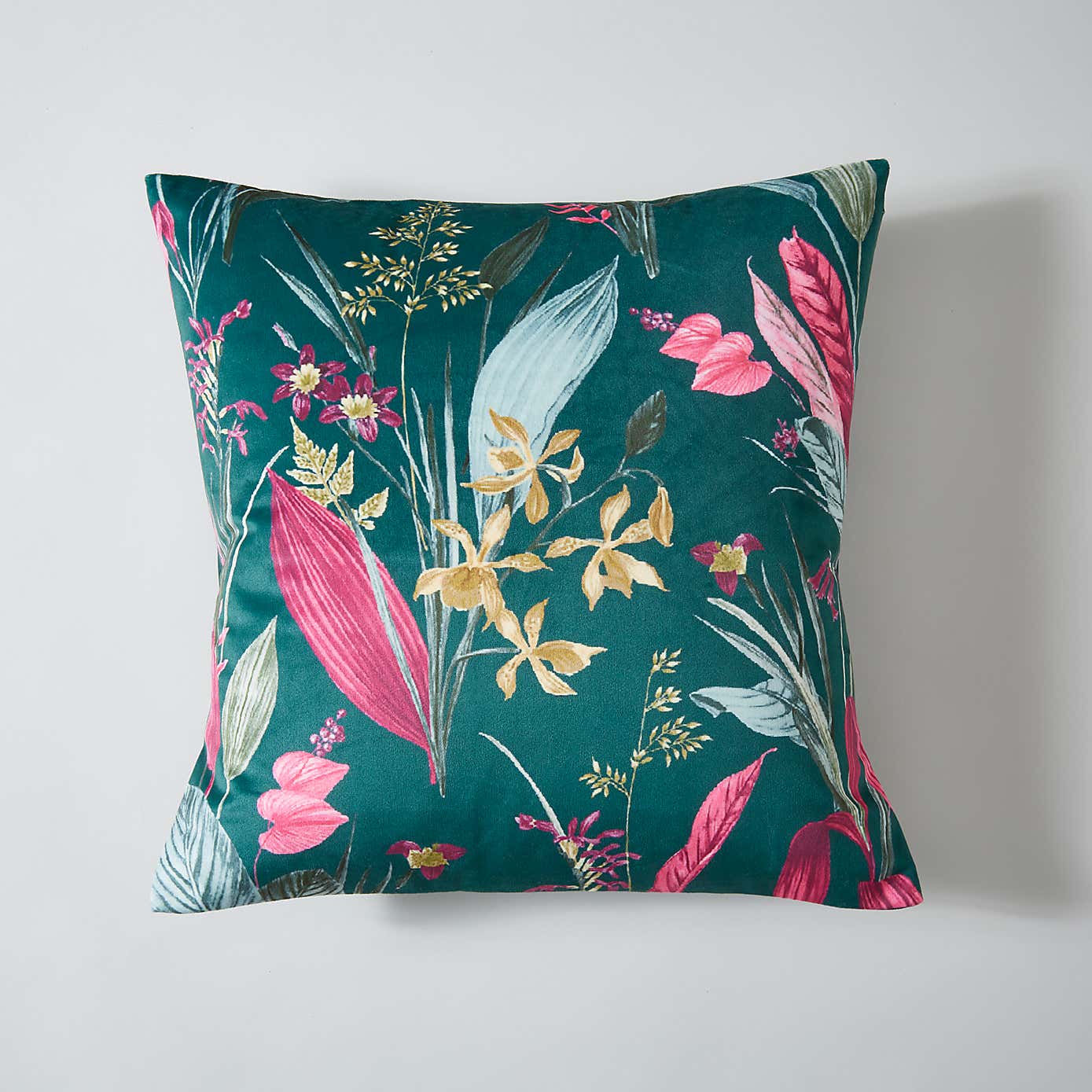 Tropical Velour Cushion 43x43