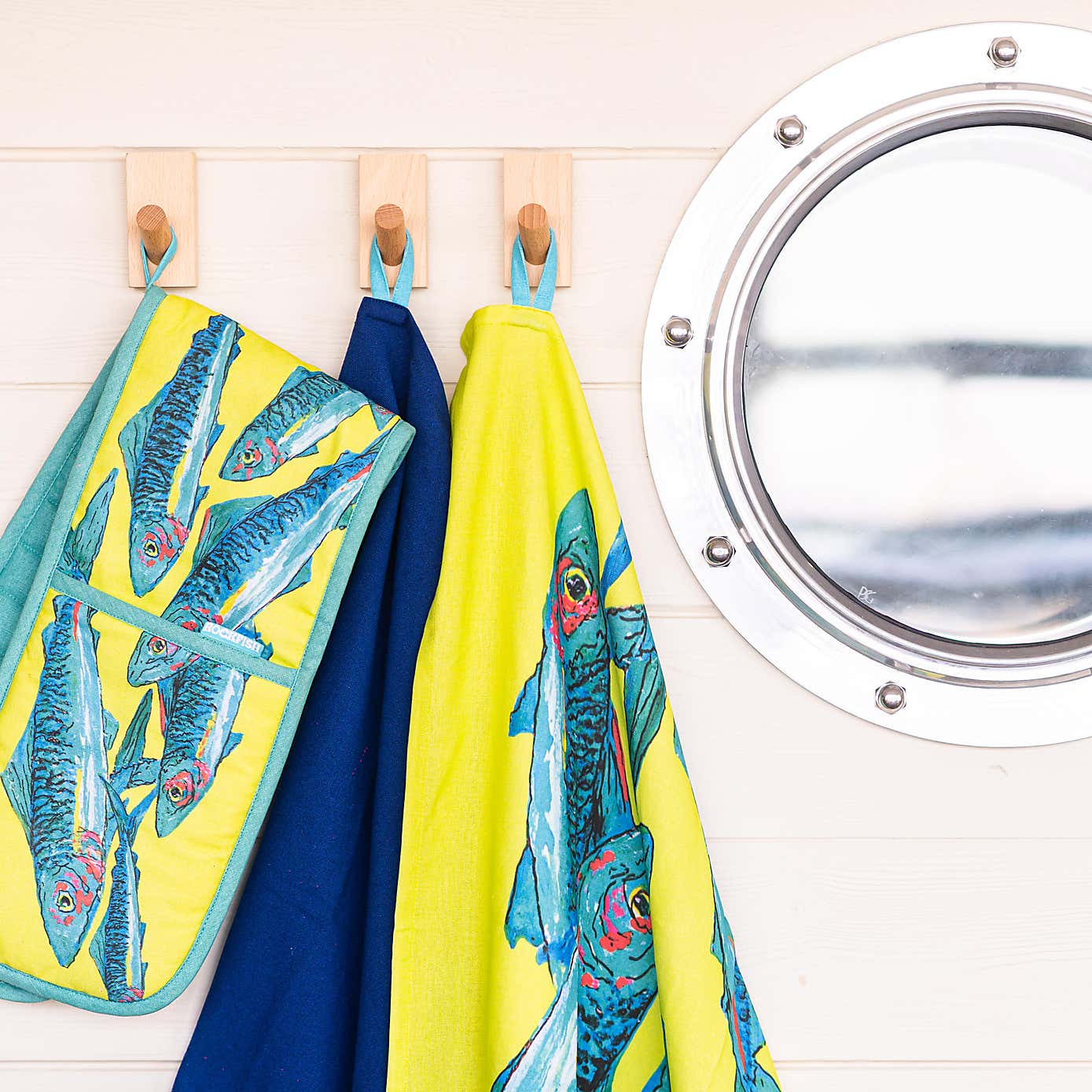 Pack of 2 Rockfish Mackerel Tea Towels