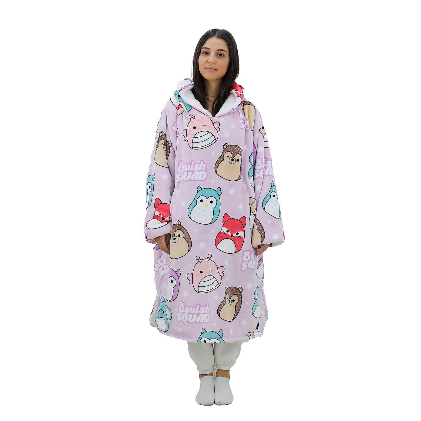 Squishmallows Bright Hooded Wearable Fleece
