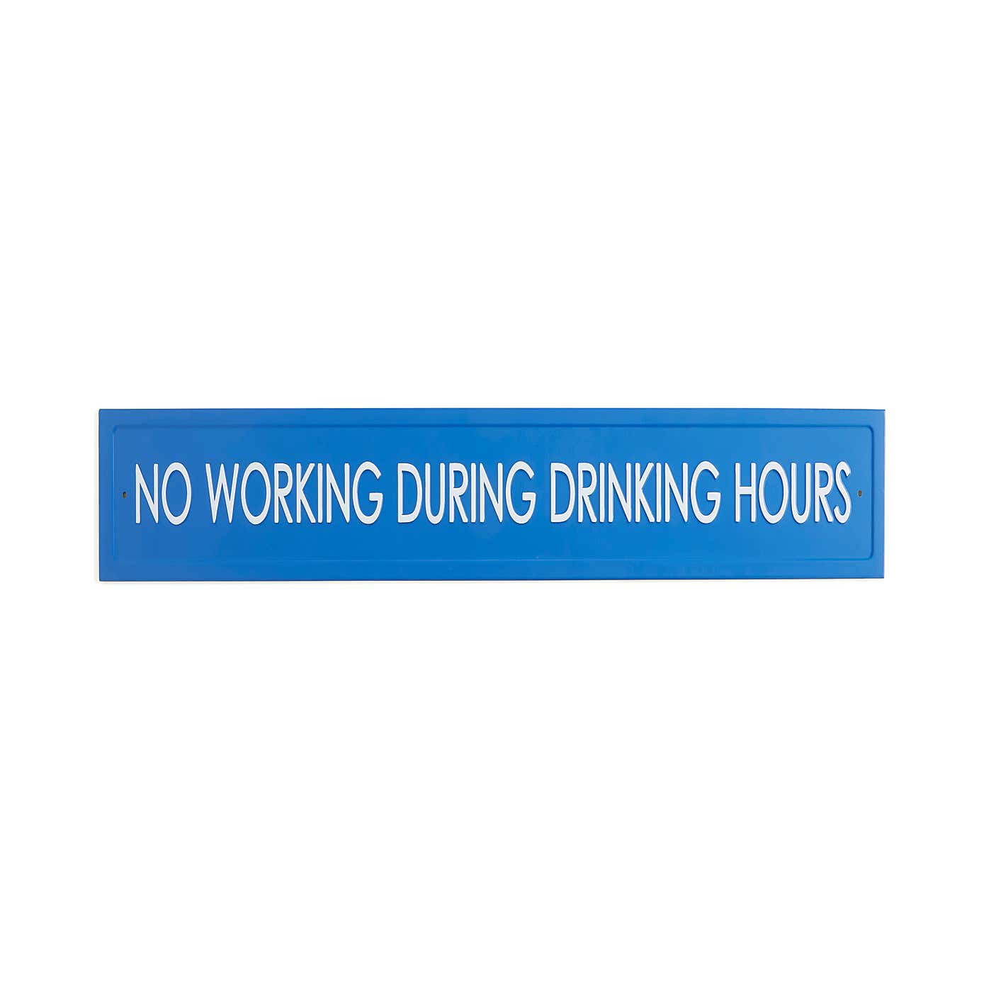 Working Hours Plaque