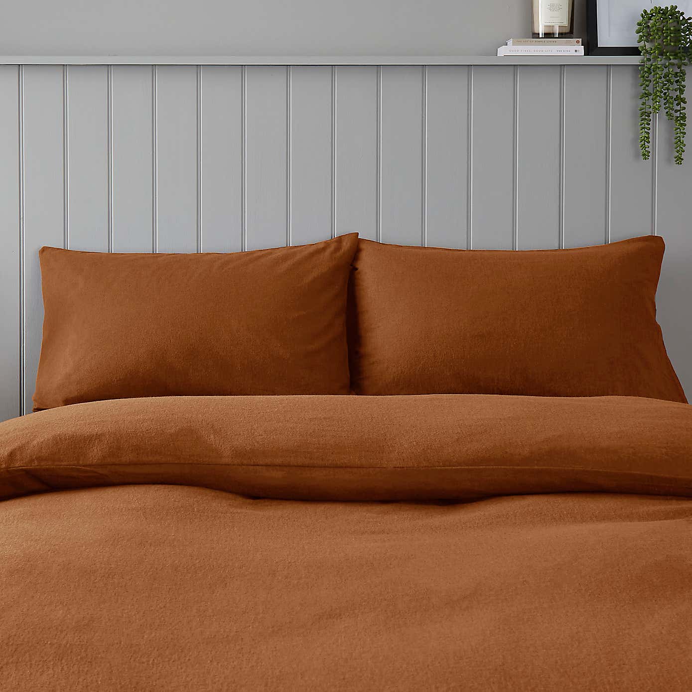Soft & Cosy Brushed Cotton Standard Pillowcase Pair