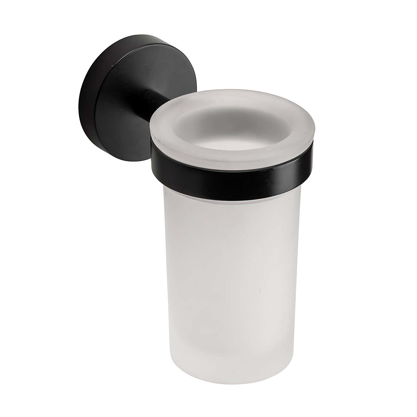 Epsom Flexi-FixTM Matt Black Tumbler & Holder