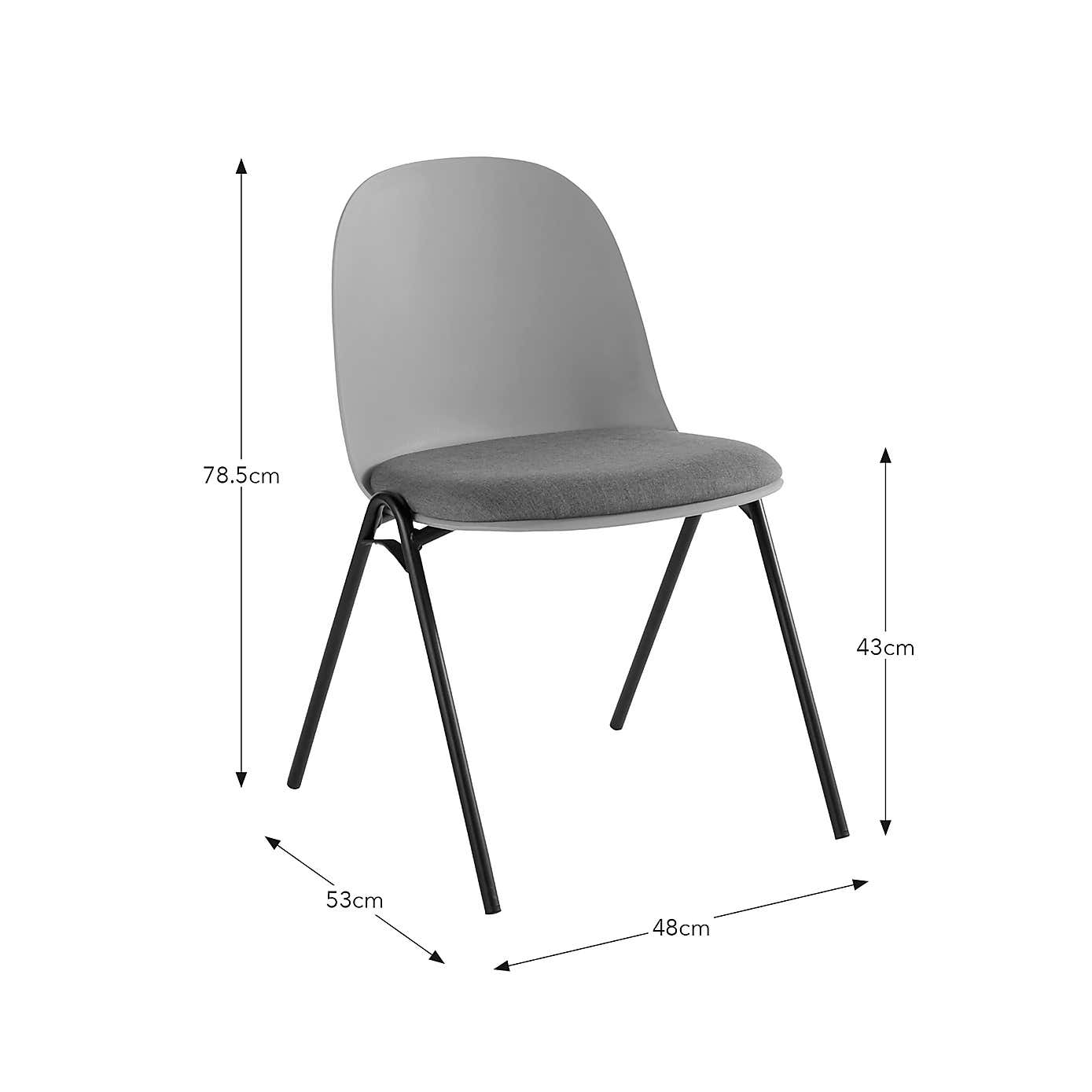 Burton Dining Chair, Fabric