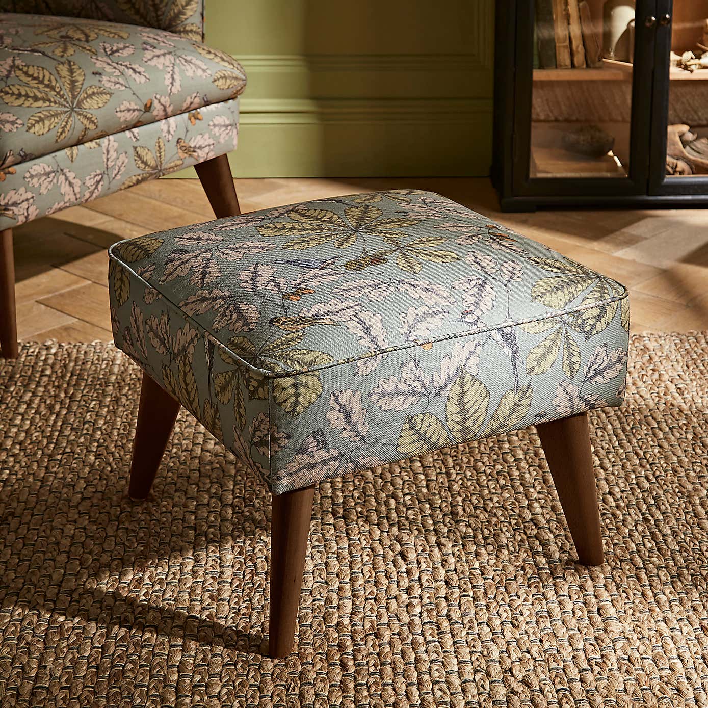 Marlow Footstool Arboretum Print
