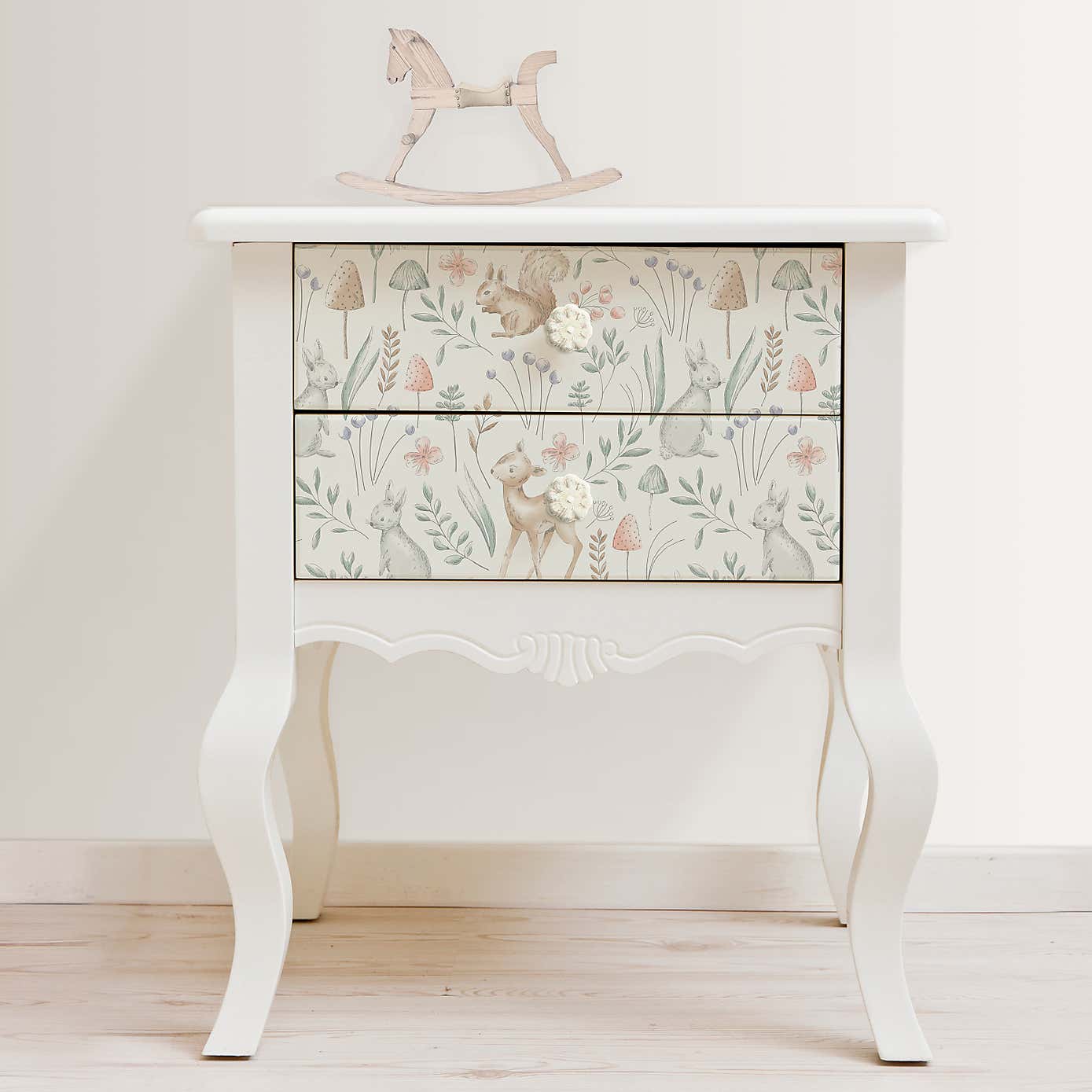 Nu Wall Self Adhesive Woodland Animals Wallpaper