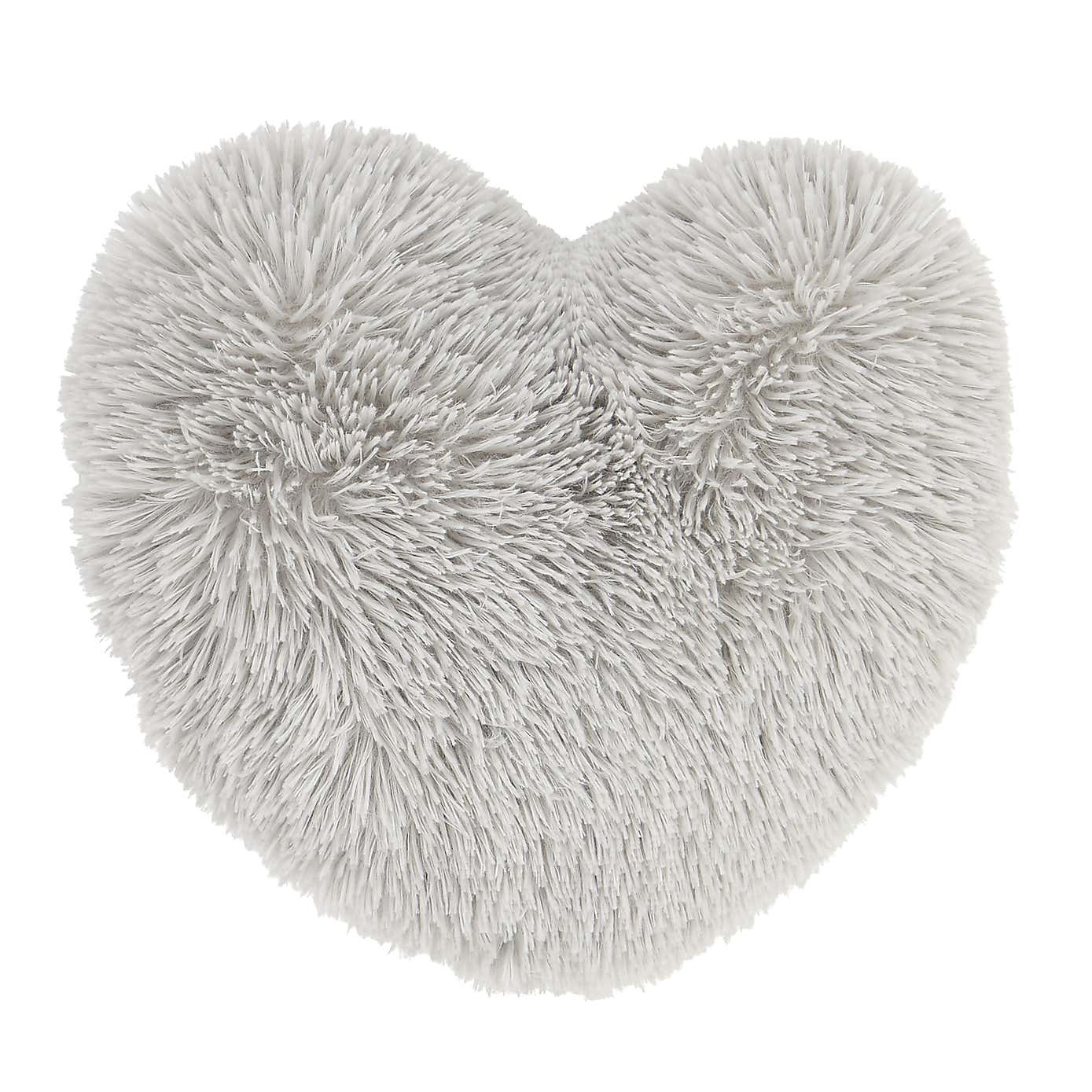 Catherine Lansfield Cuddly Heart Cushion