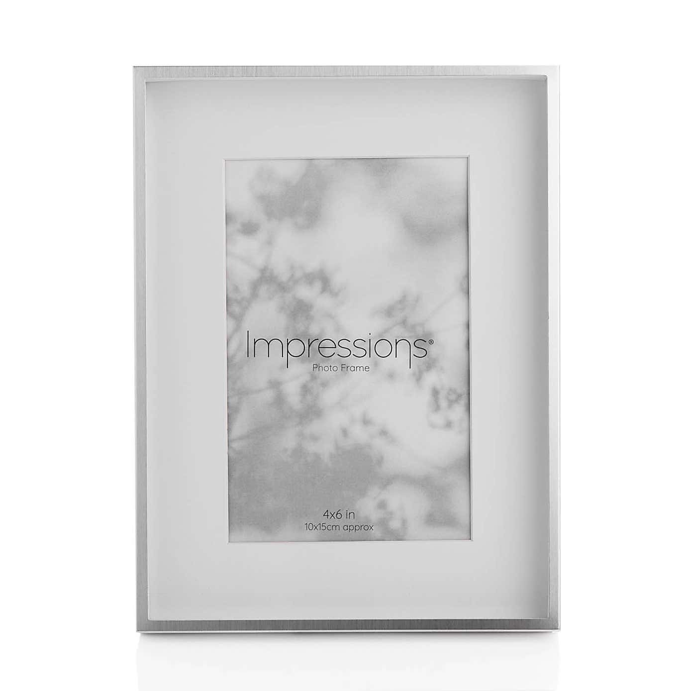 Impressions Silver Shadow Photo Frame