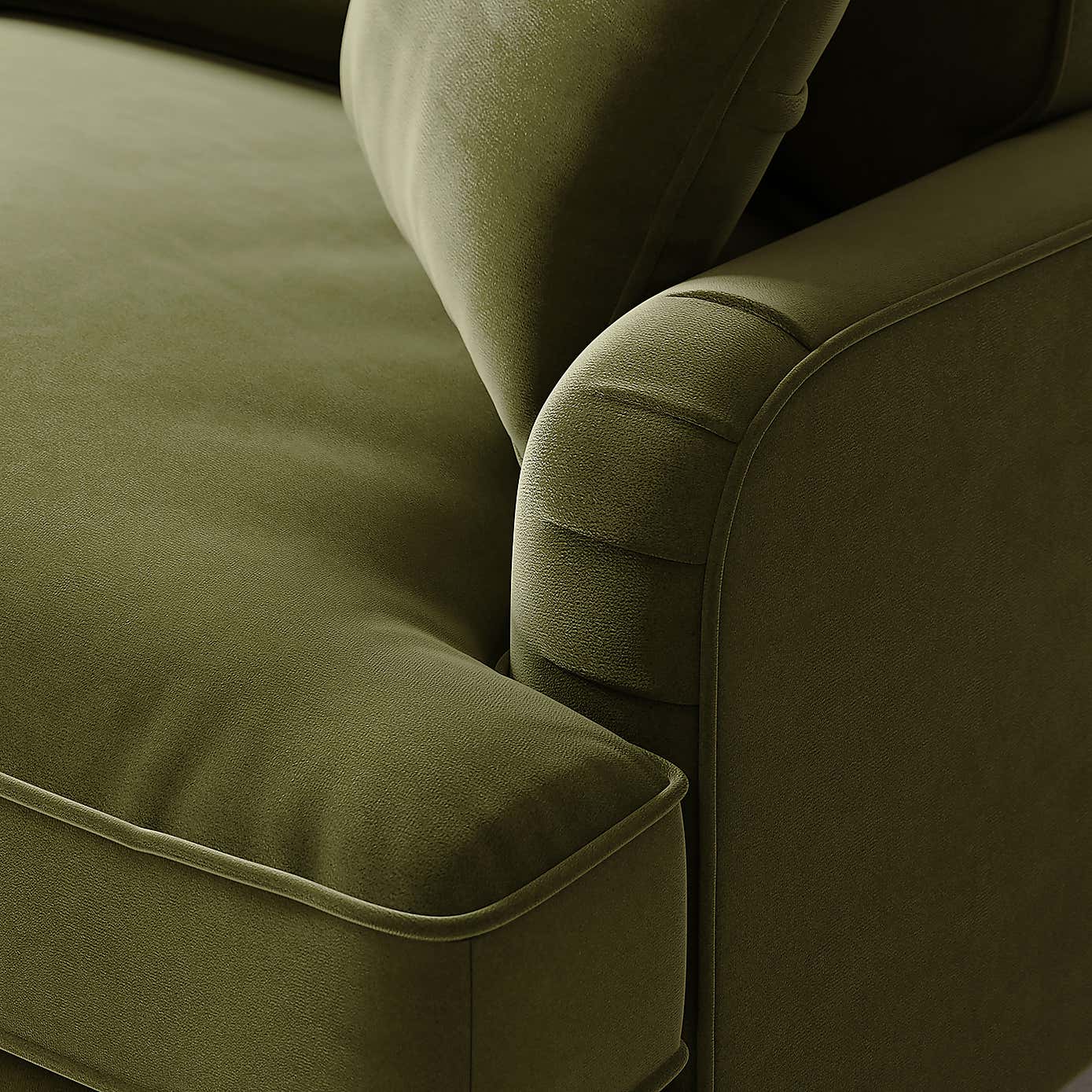 Beatrice Matte Velvet 3 Seater Double Sofa Bed