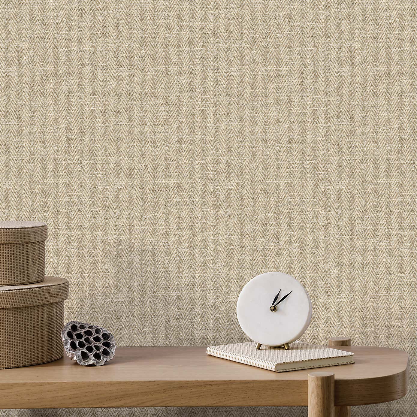 Churchgate Herringbone Wallpaper