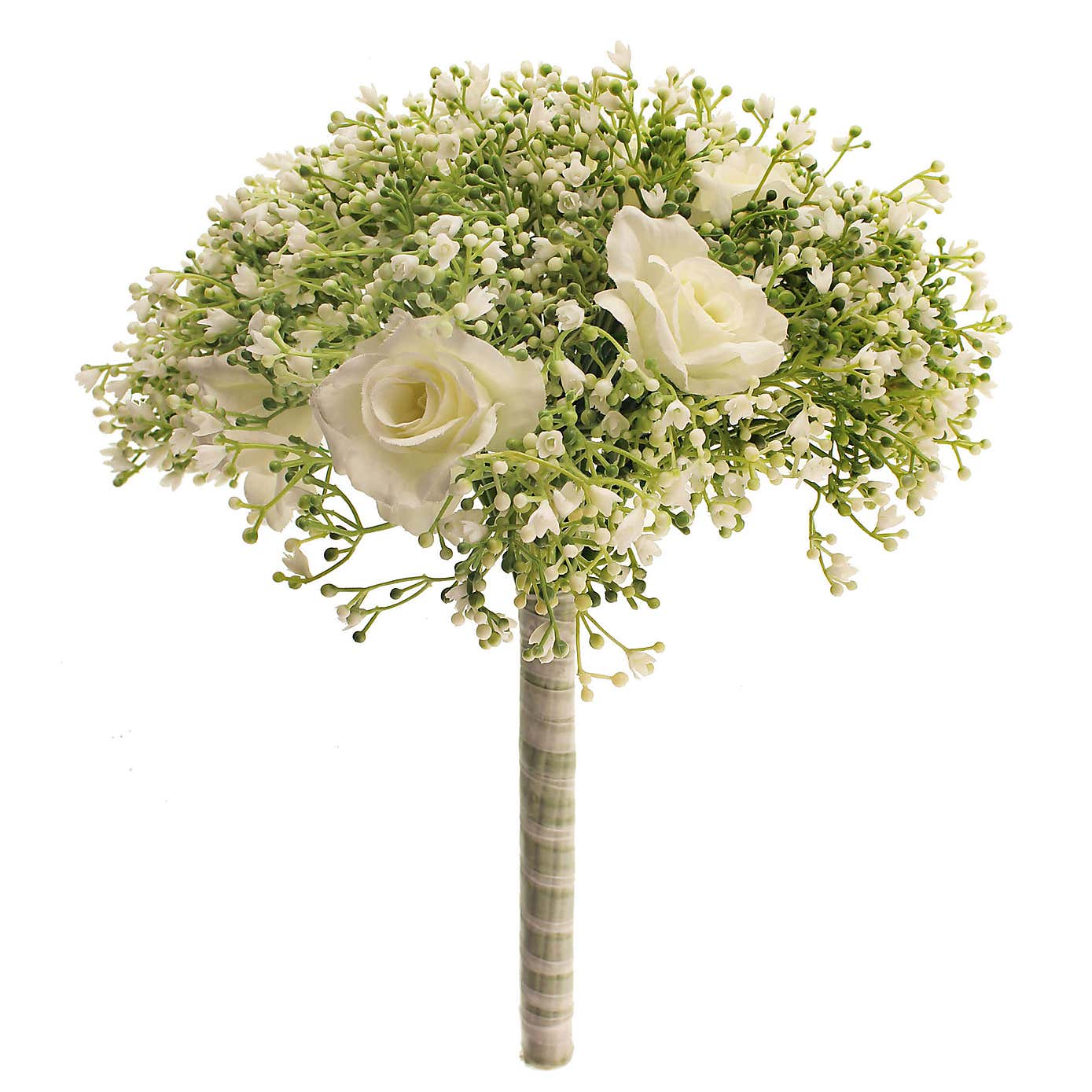 Artificial Rose and Gypsophila Bouquet