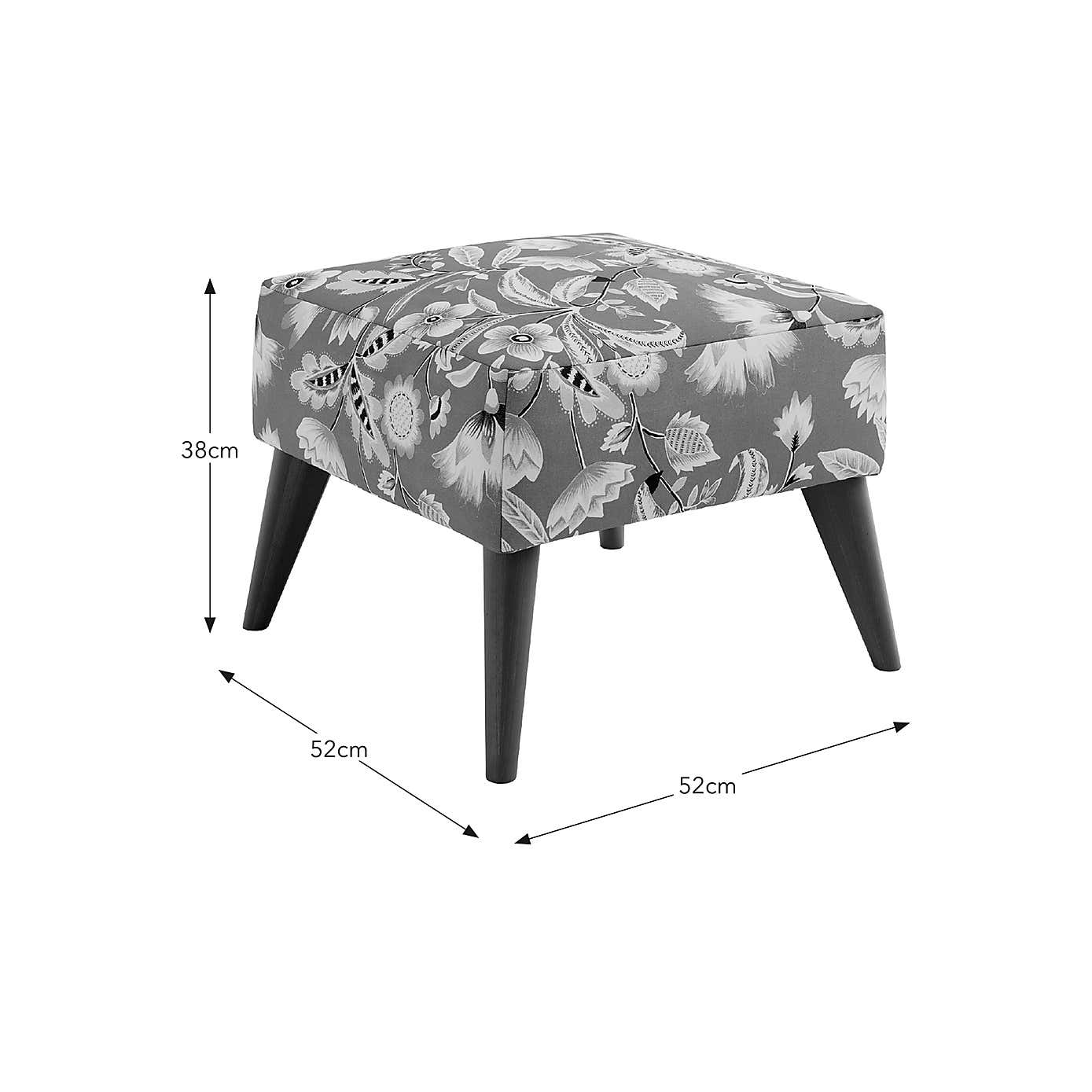 Joy Floral Upholstery Fabric Sample