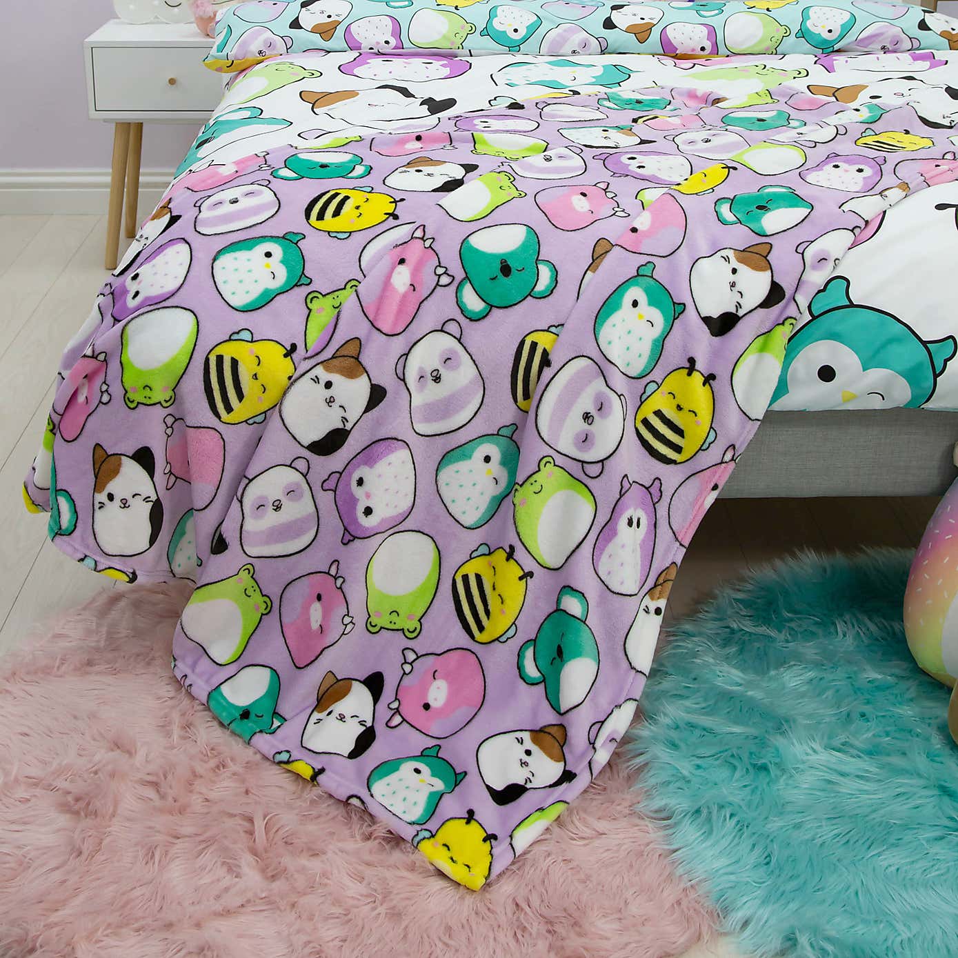 Squishmallows Playful Fleece Blanket