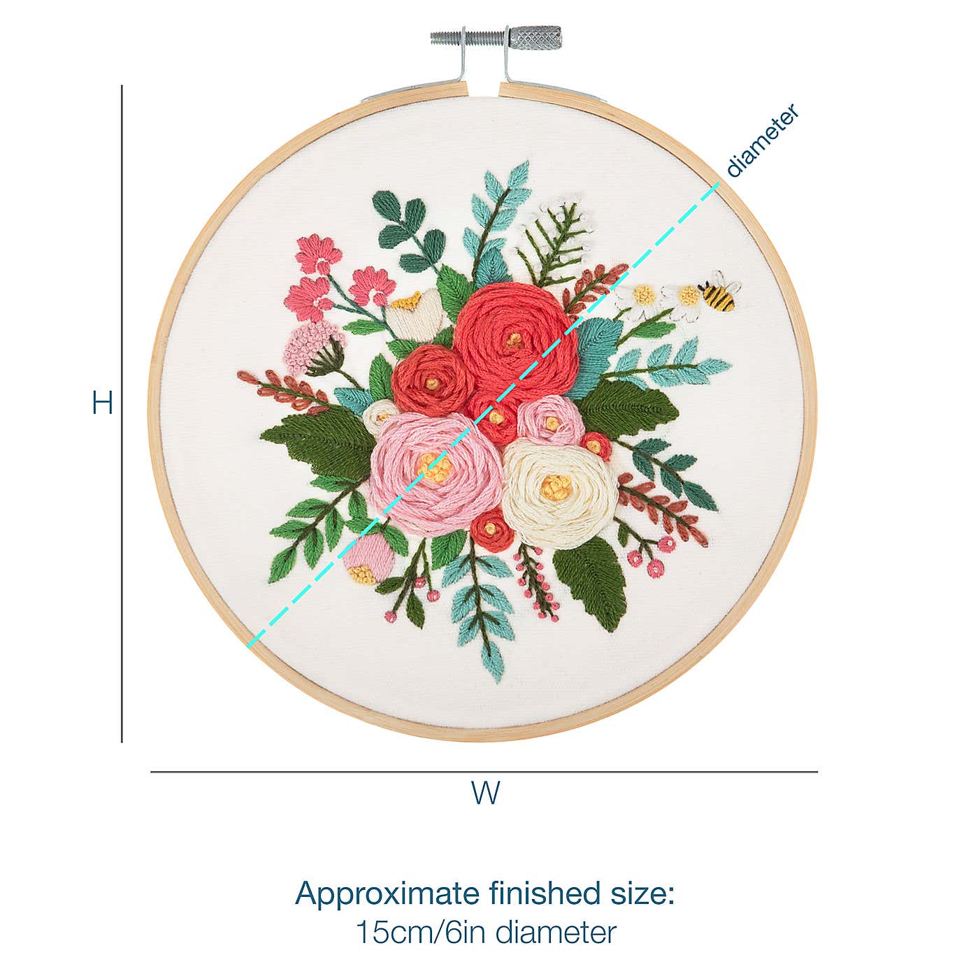 Embroidery Kit Rose