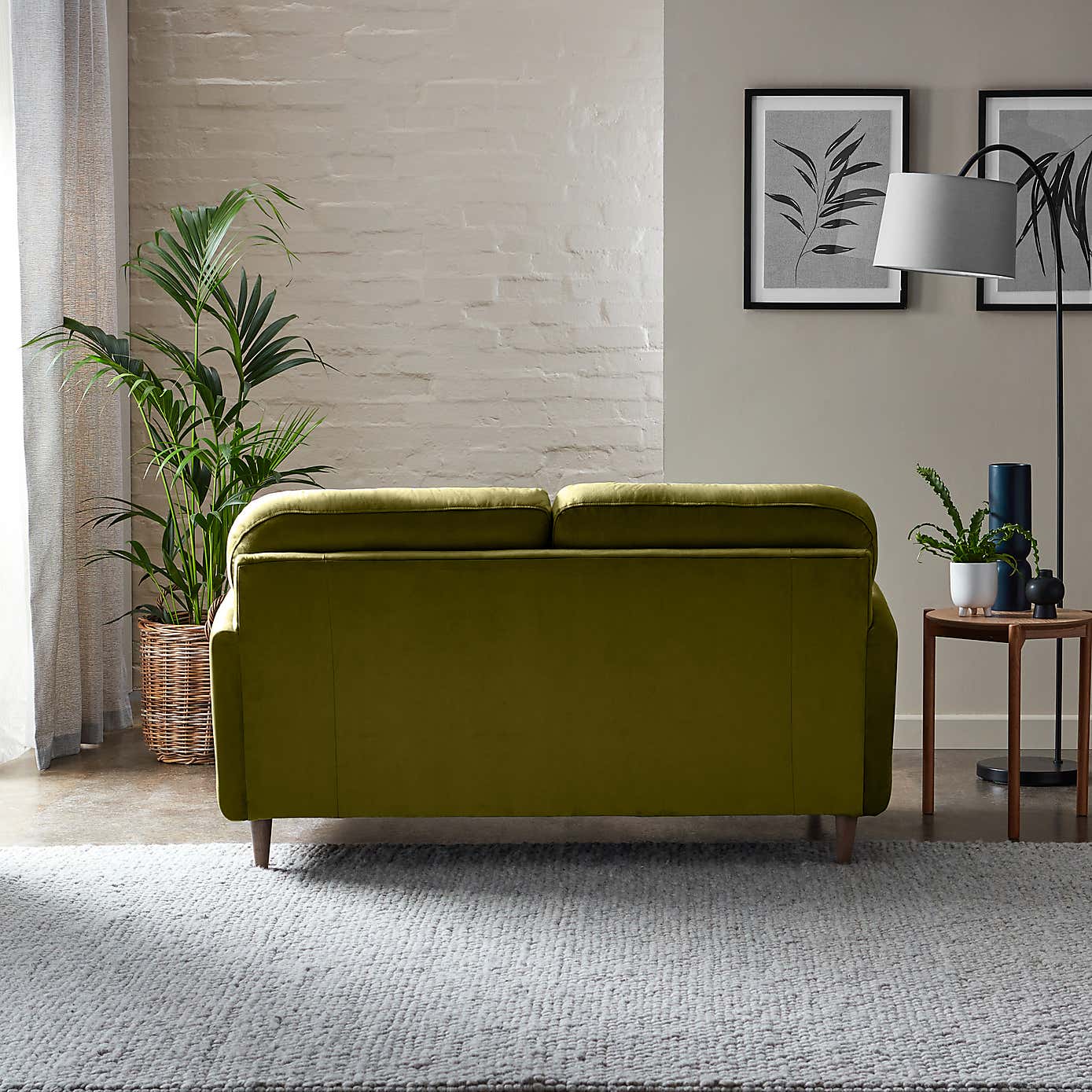 Sven Opulent Velvet 2 Seater Sofa