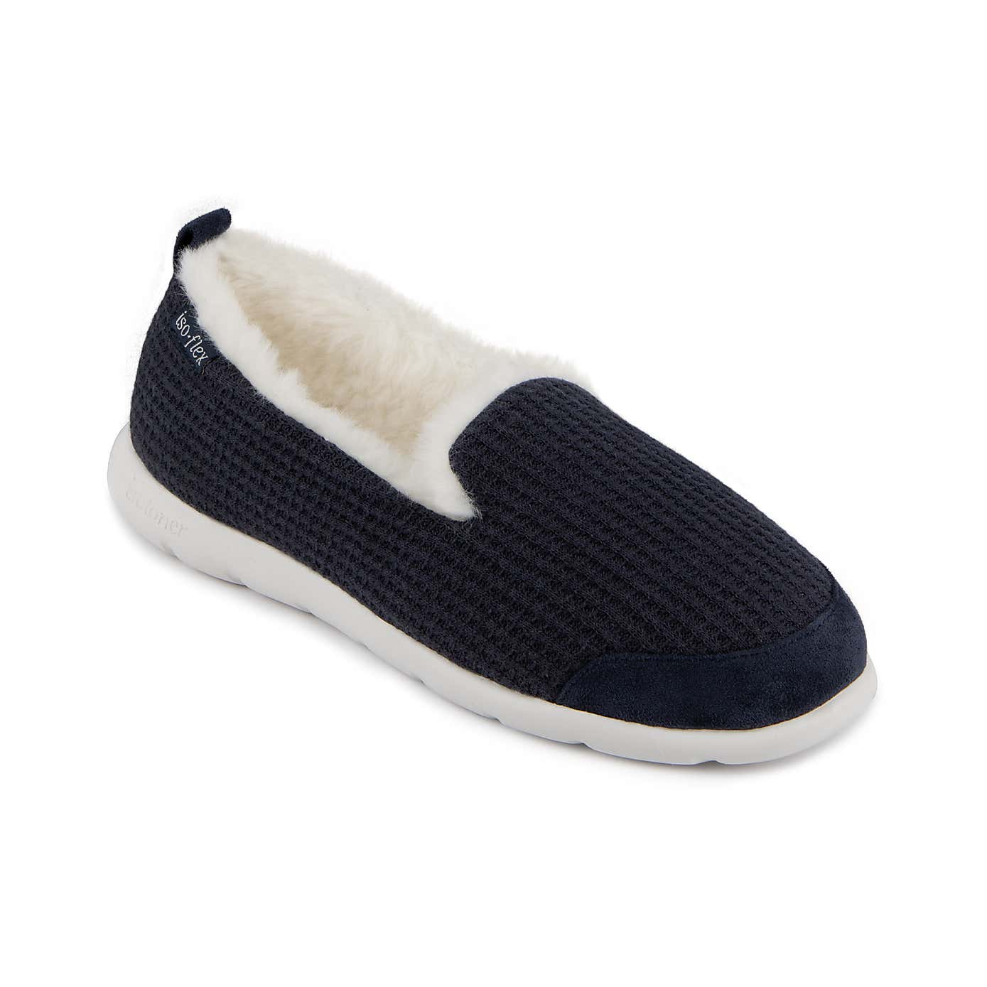 Isotoner IsoWaffle Full Back Slippers