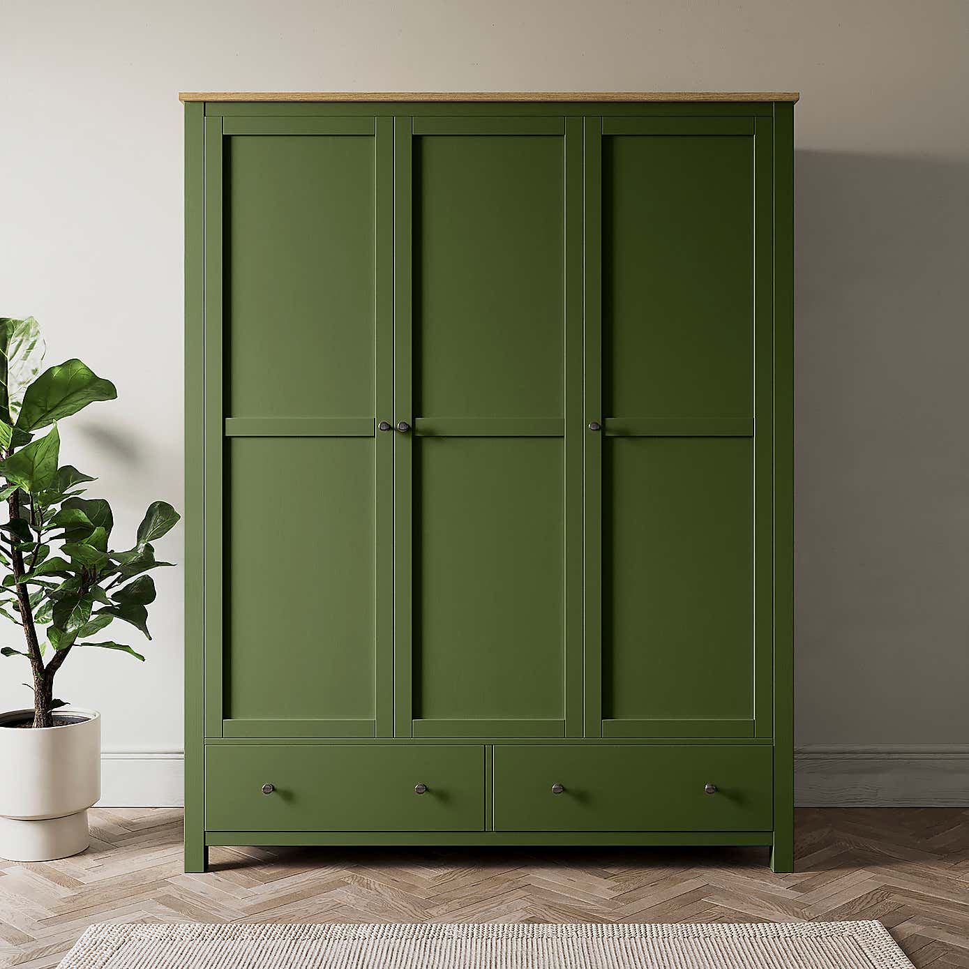 Olney Triple Wardrobe