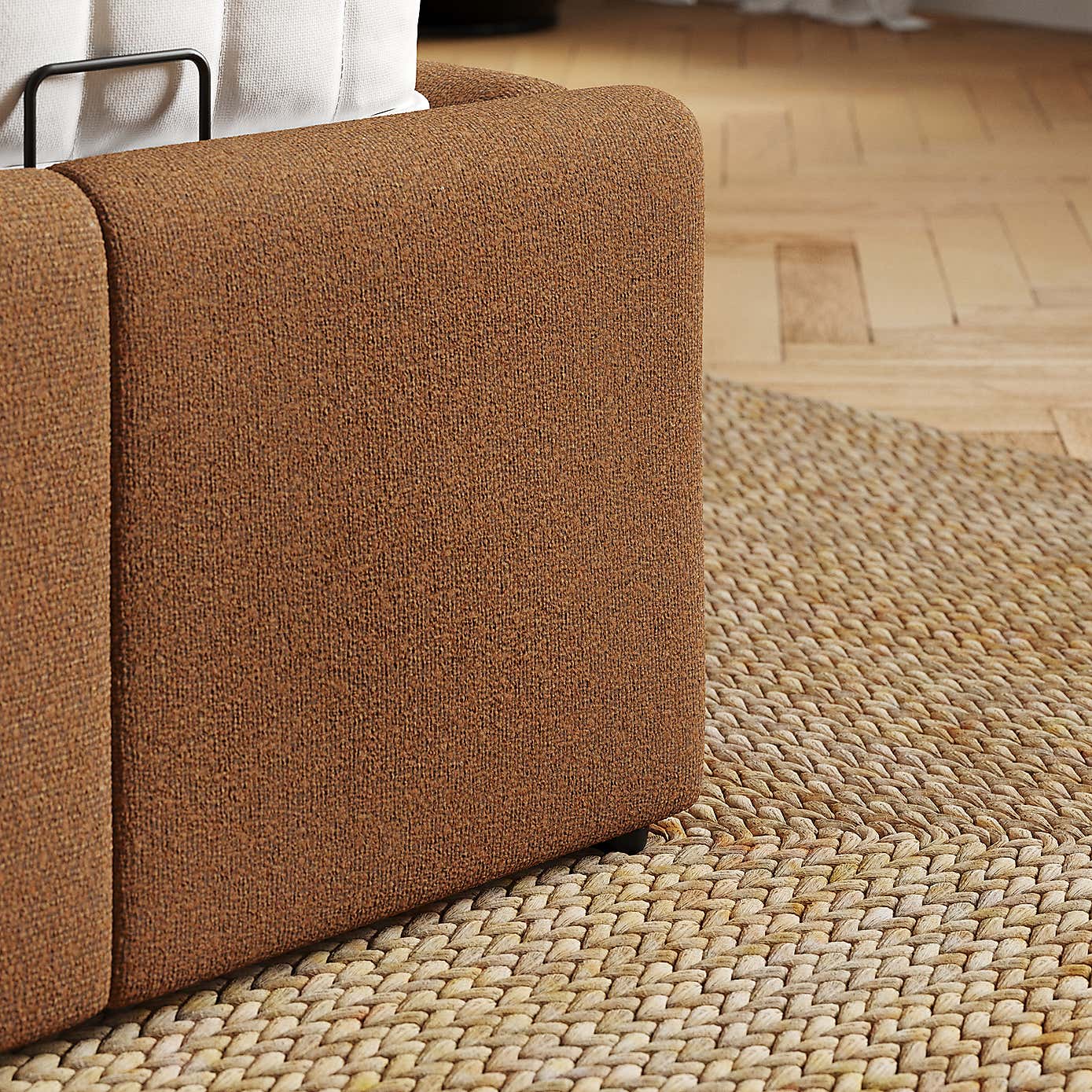 Cloud Boucle Ottoman Bed