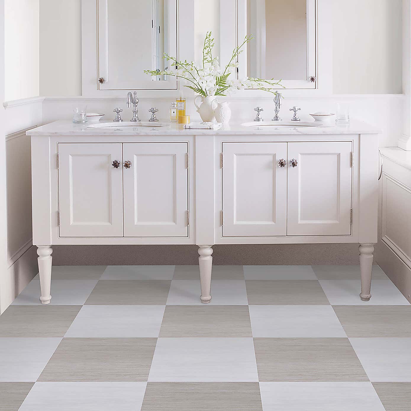 Kingsley Natural Peel and Stick Floor Tiles
