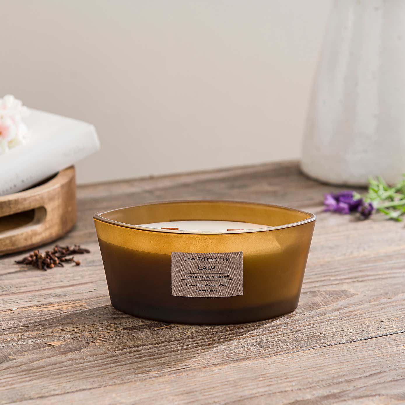 Calm Multi Wick Crackle Candle