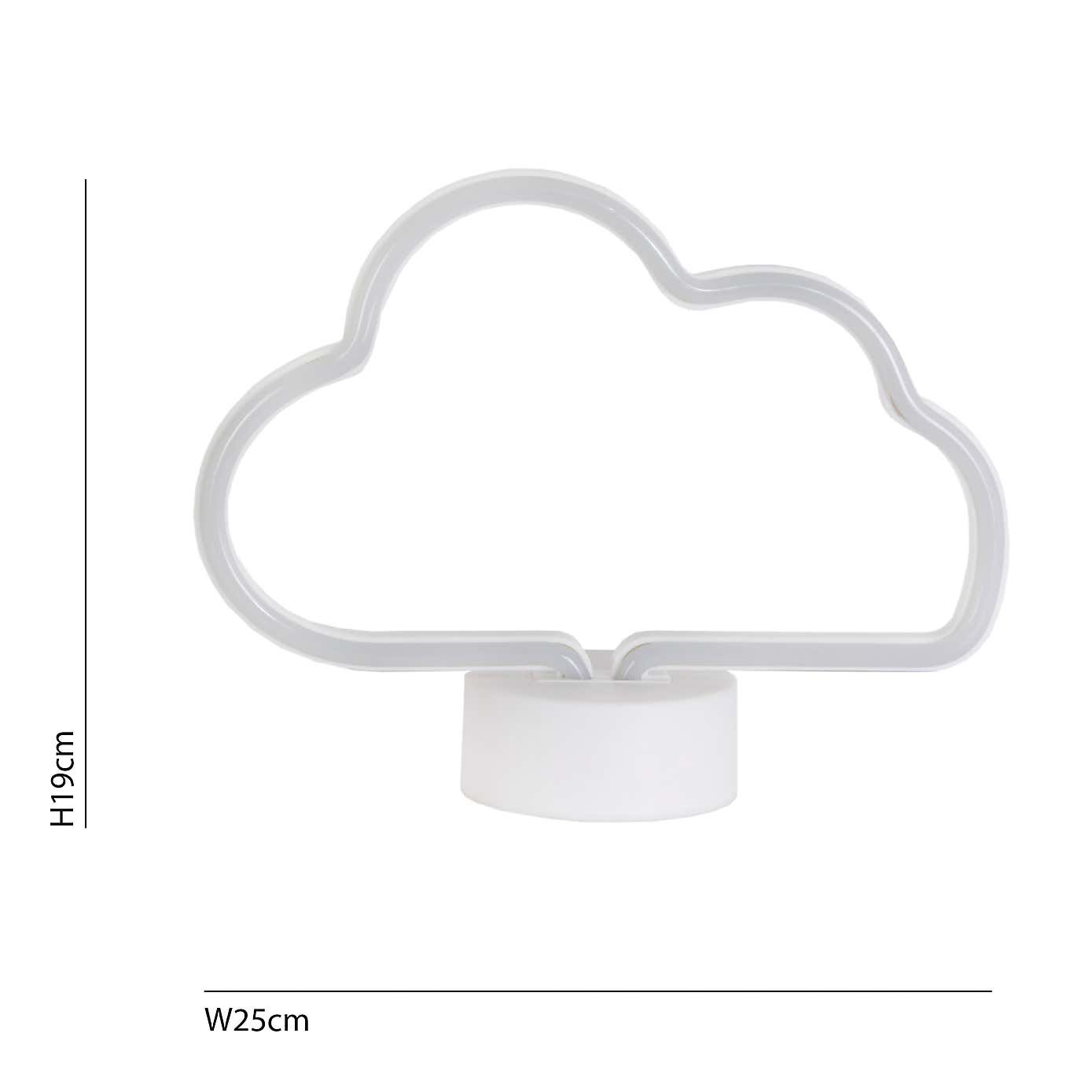 Cloud Neon Table Lamp